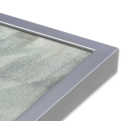 [Color:Polished Chrome], Picture of art in a Polished Chrome frame at an angle
