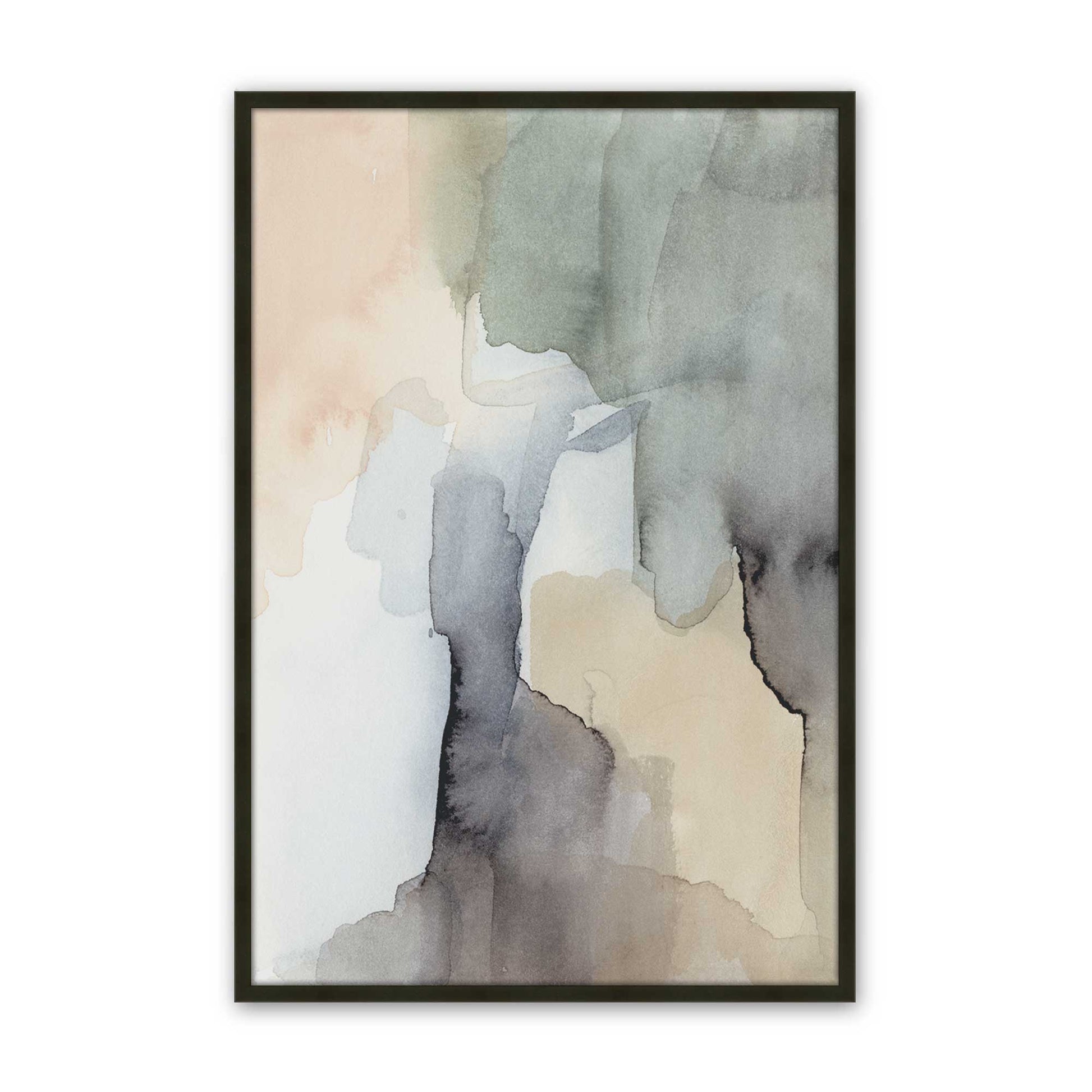 [Color:Satin Black], Picture of art in a Satin Black frame