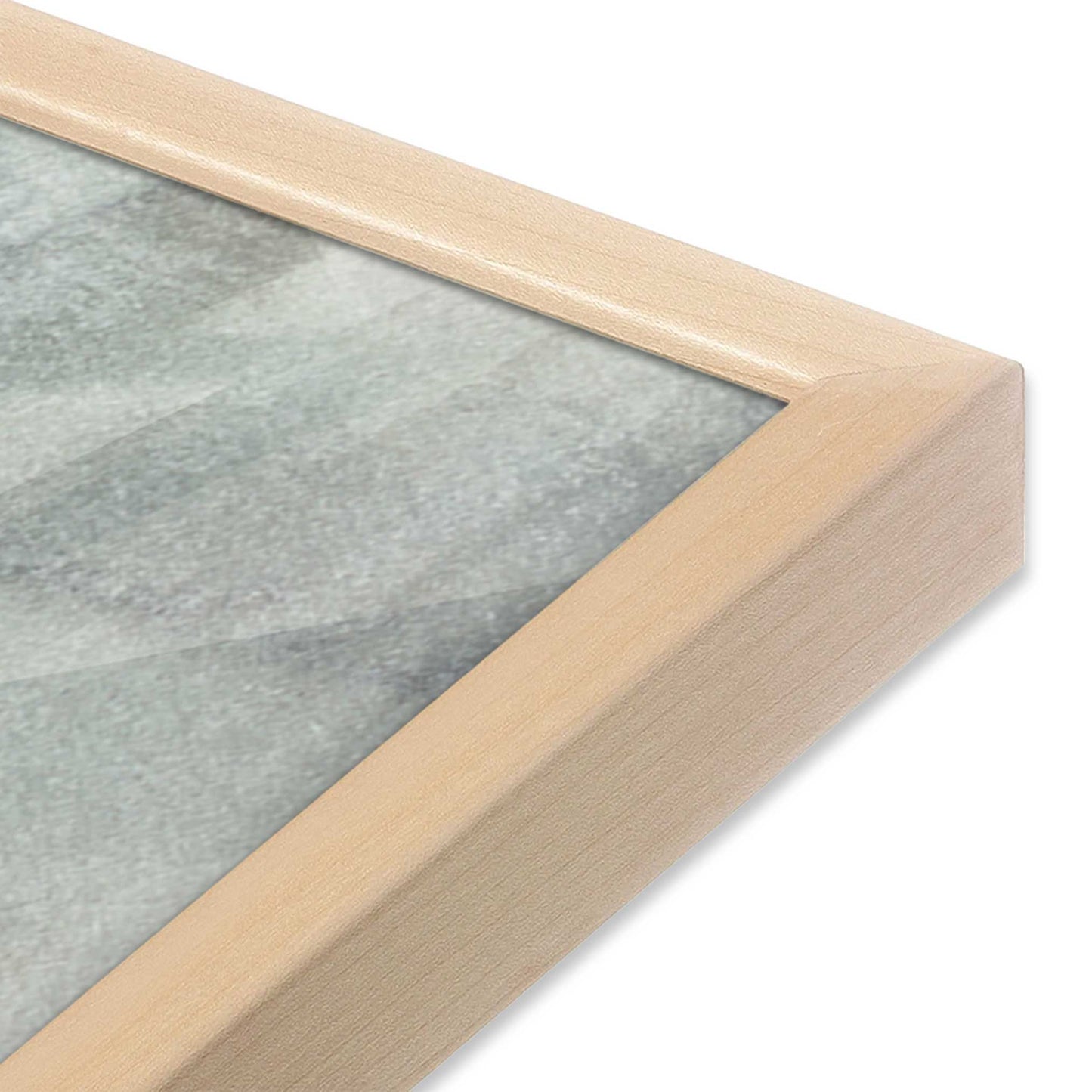 [Color:Raw Maple], Picture of art in a Raw Maple frame at an angle