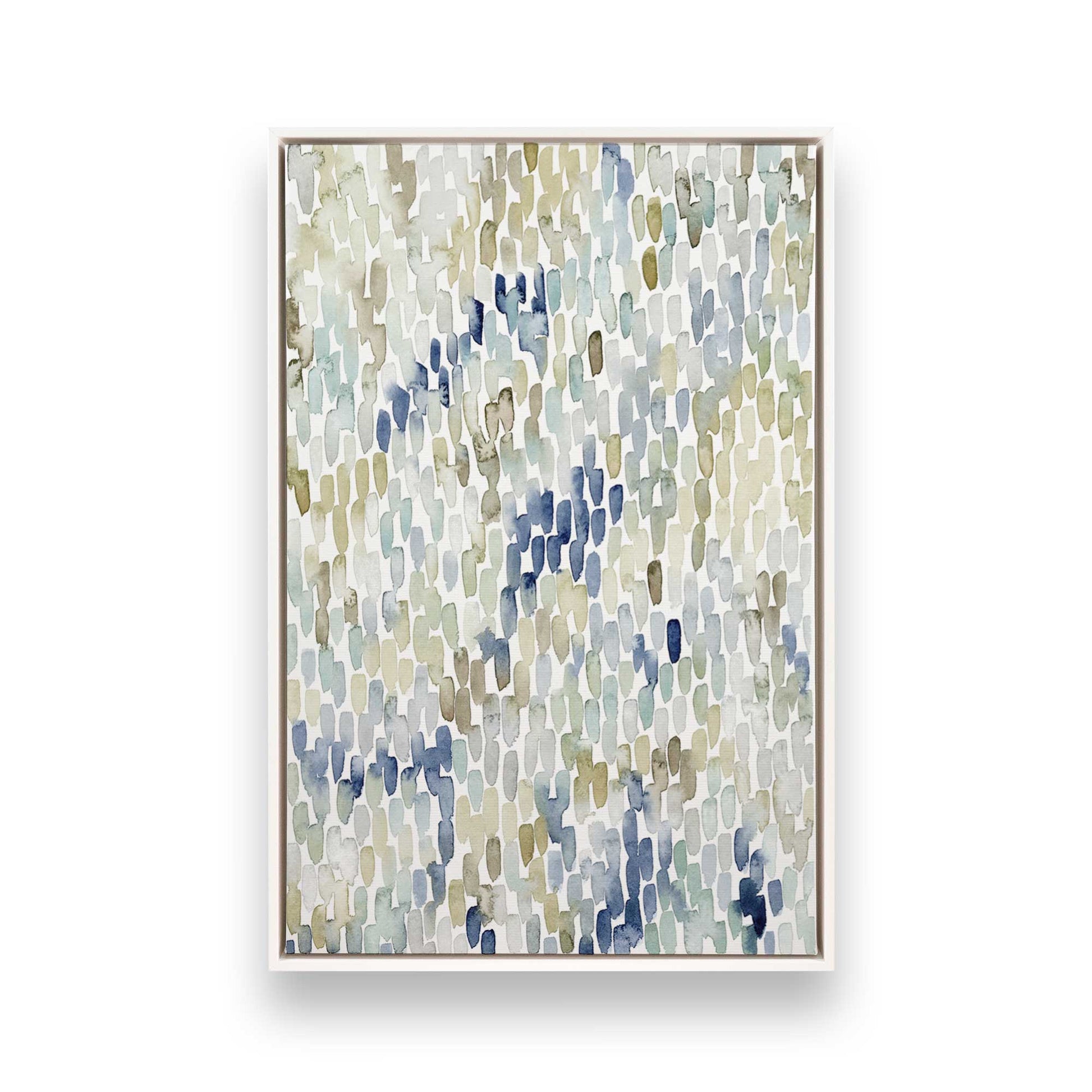 [Color:Opaque White], Picture of art in a White frame