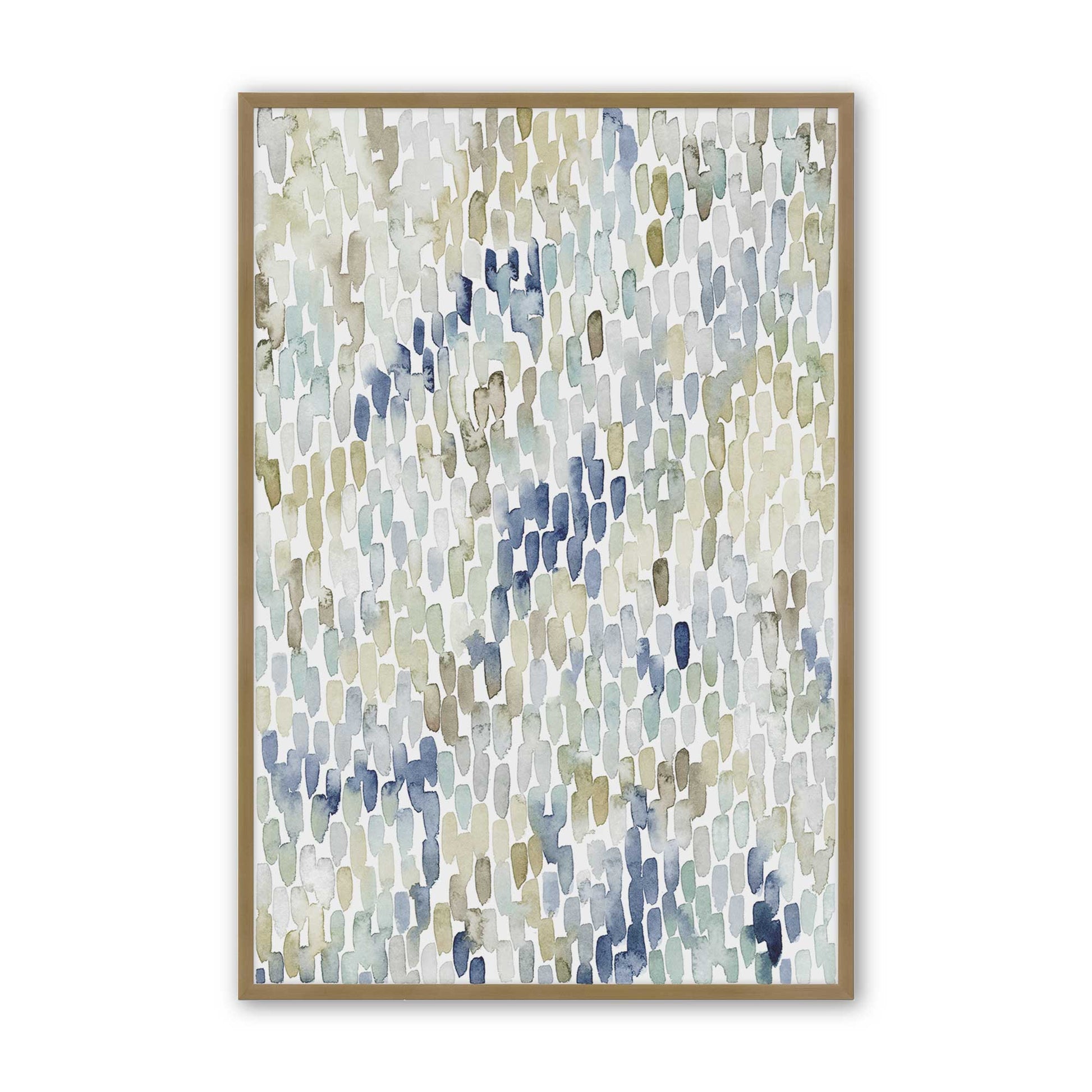 [Color:Brushed Gold], Picture of art in a Brushed Gold frame