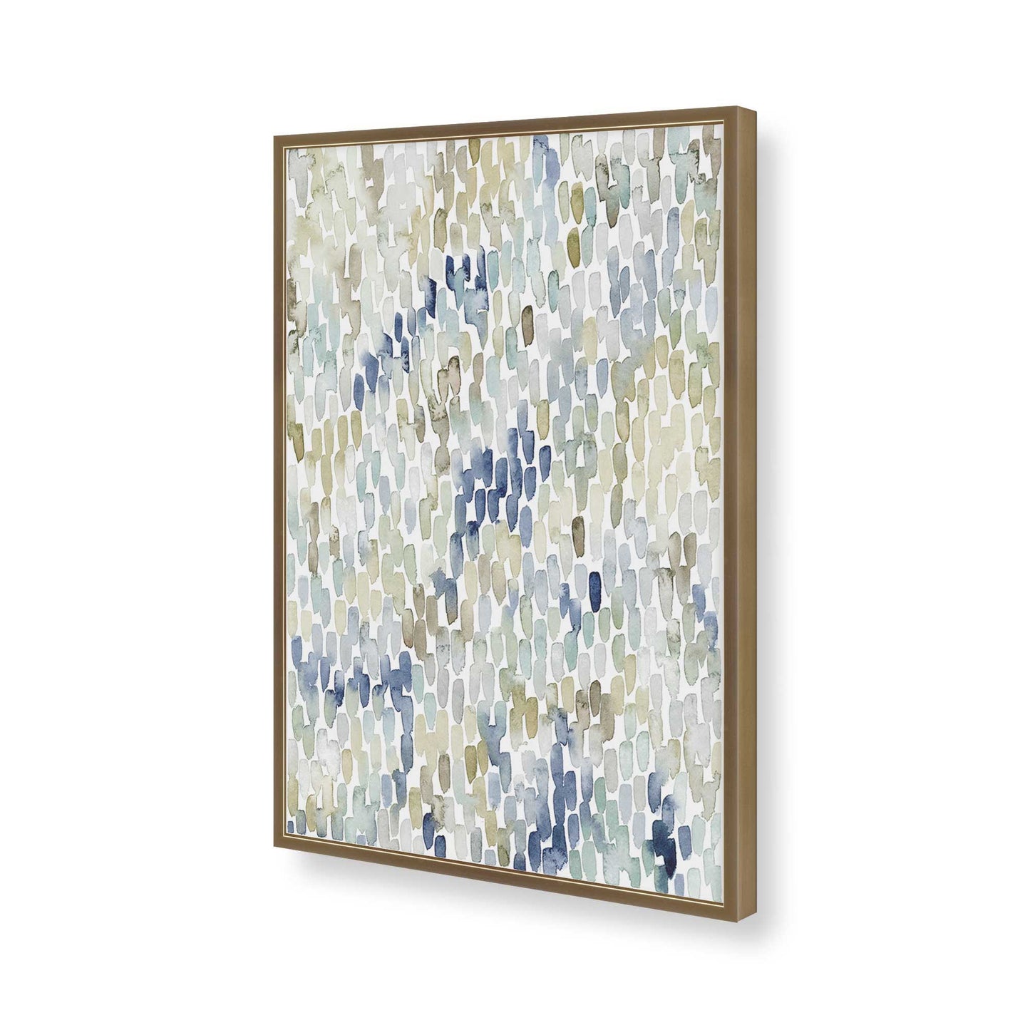 [Color:Brushed Gold], Picture of art in a Brushed Gold frame of the corner