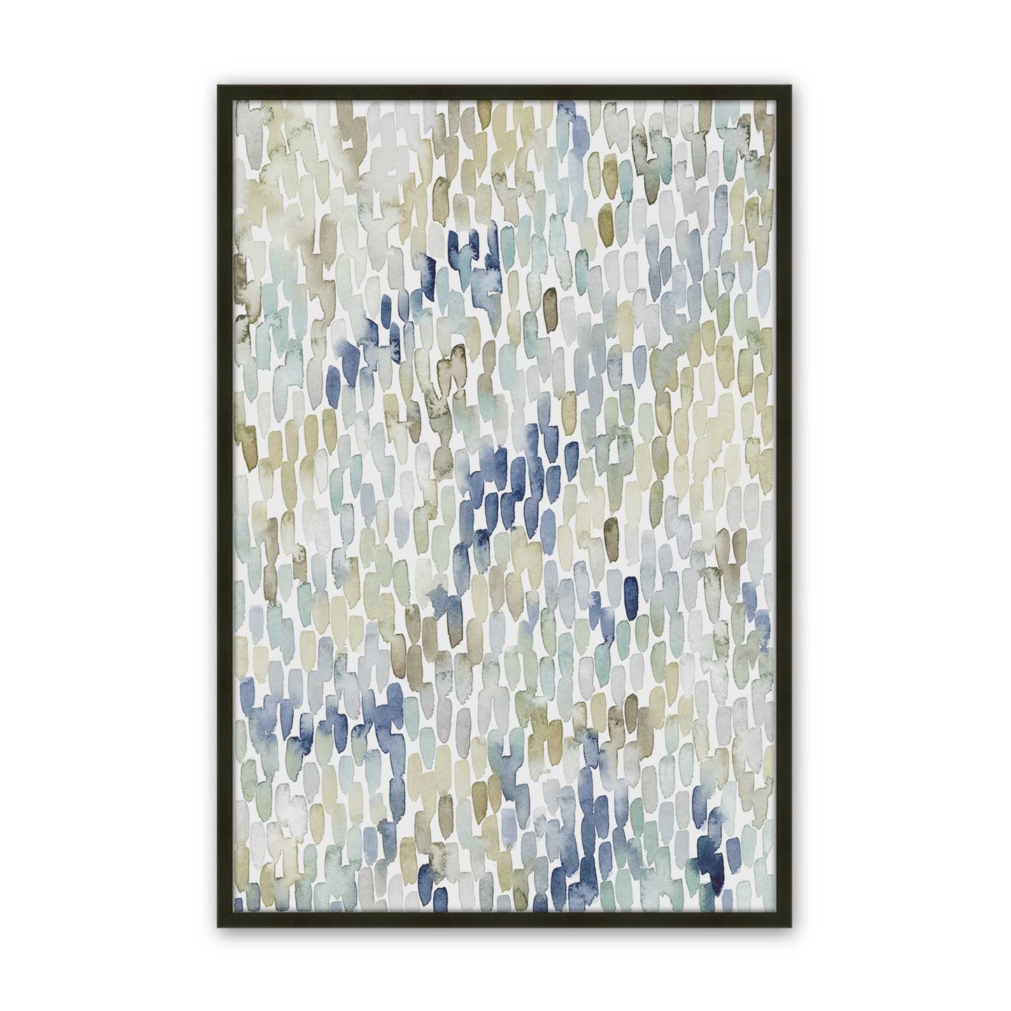 [Color:Satin Black], Picture of art in a Satin Black frame