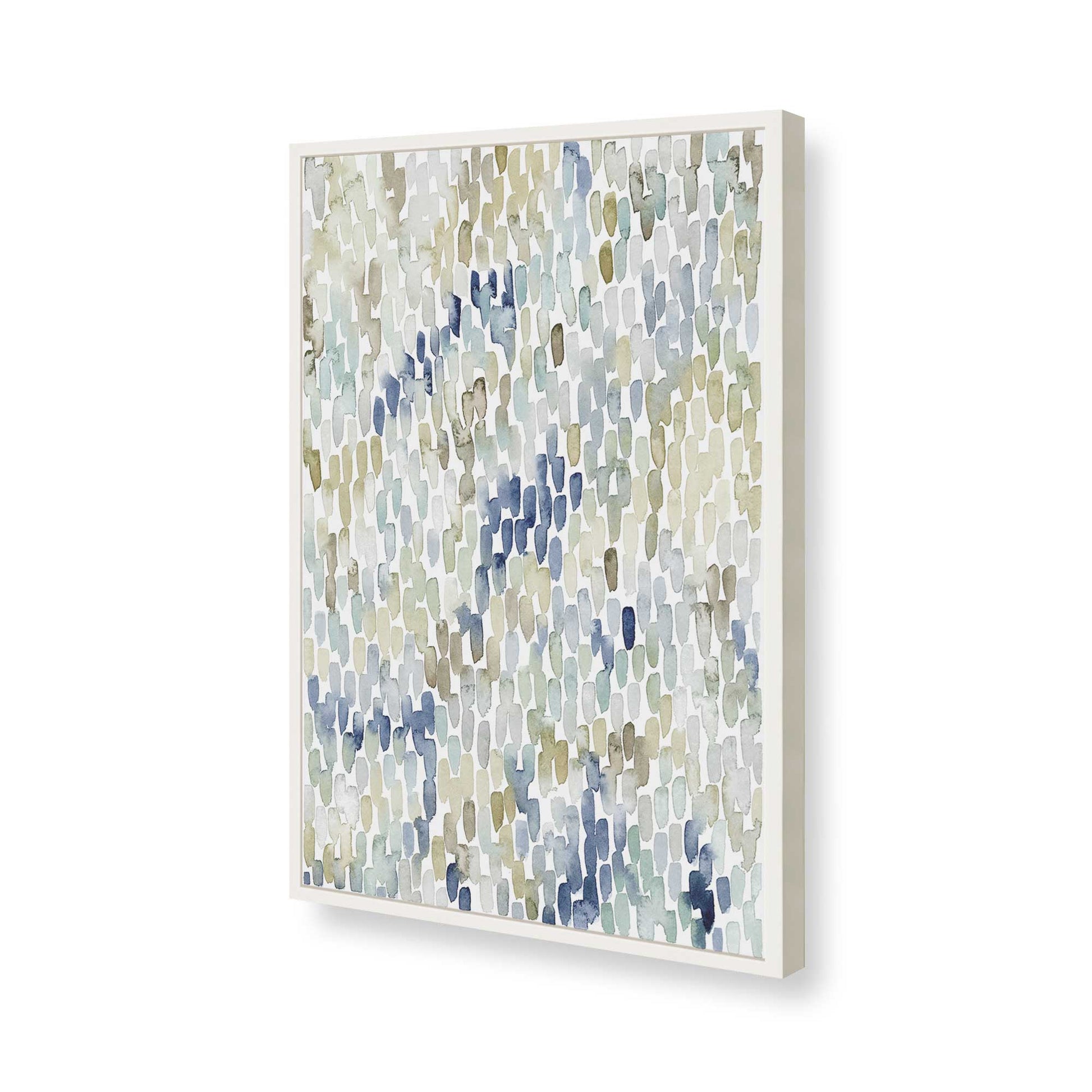 [Color:Opaque White], Picture of art in a Opaque White frame of the corner