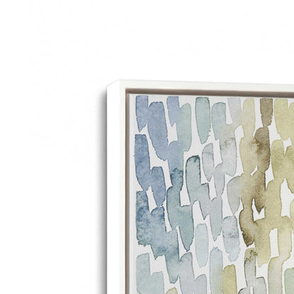 [Color:Opaque White], Picture of art in a White frame at an angle