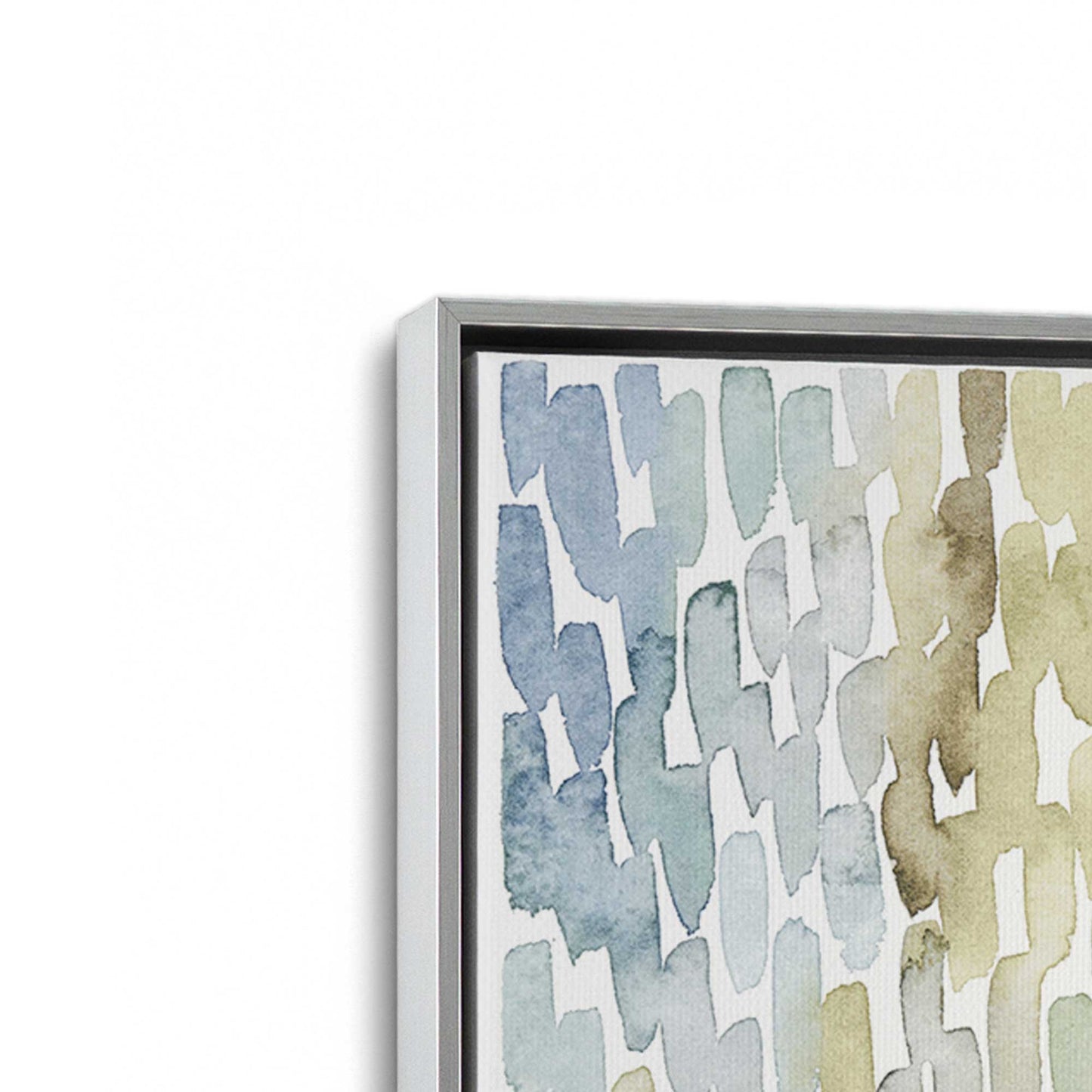[Color:Polished Chrome], Picture of art in a Polished Chrome frame at an angle