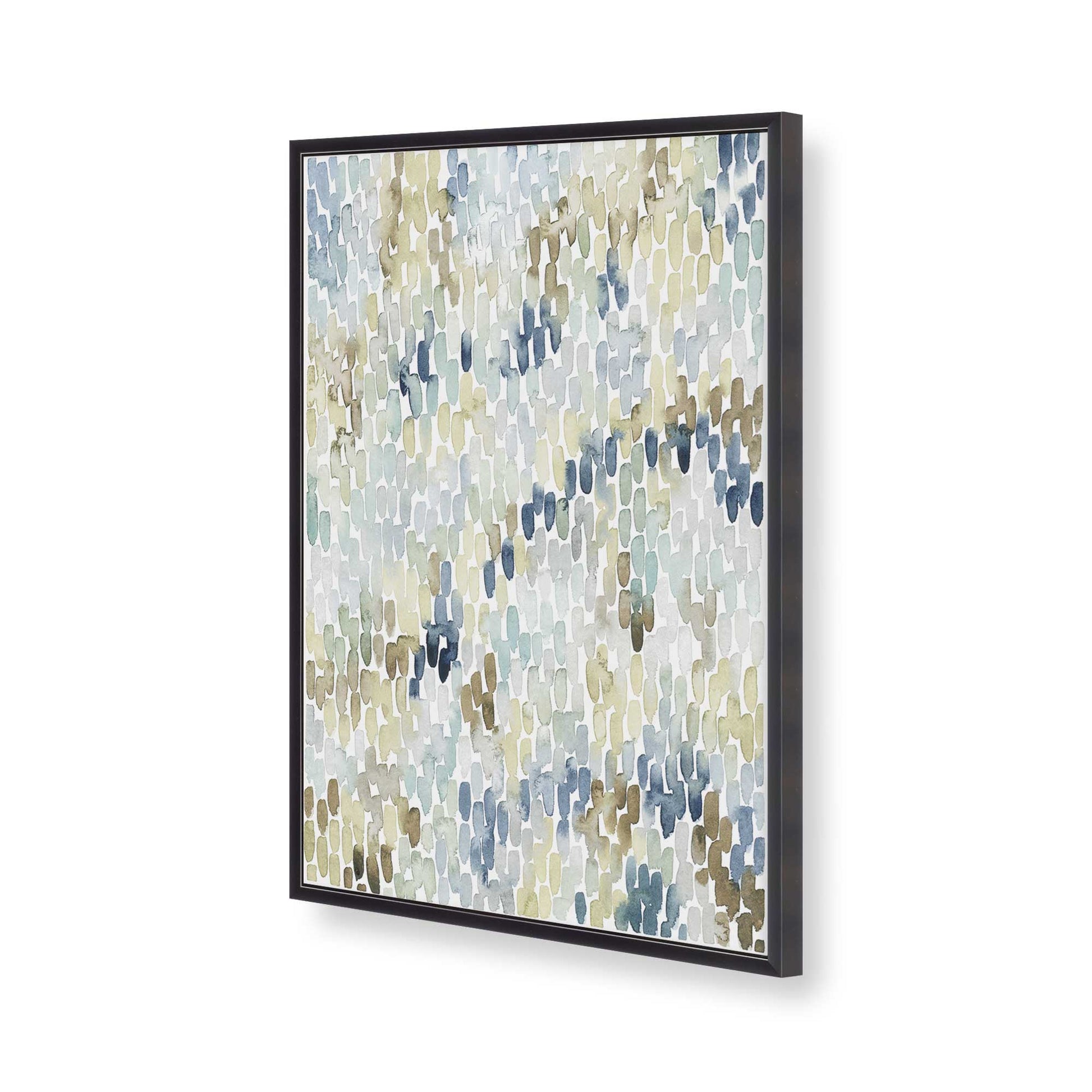 [Color:Weathered Zinc], Picture of art in a Weathered Zinc frame of the corner