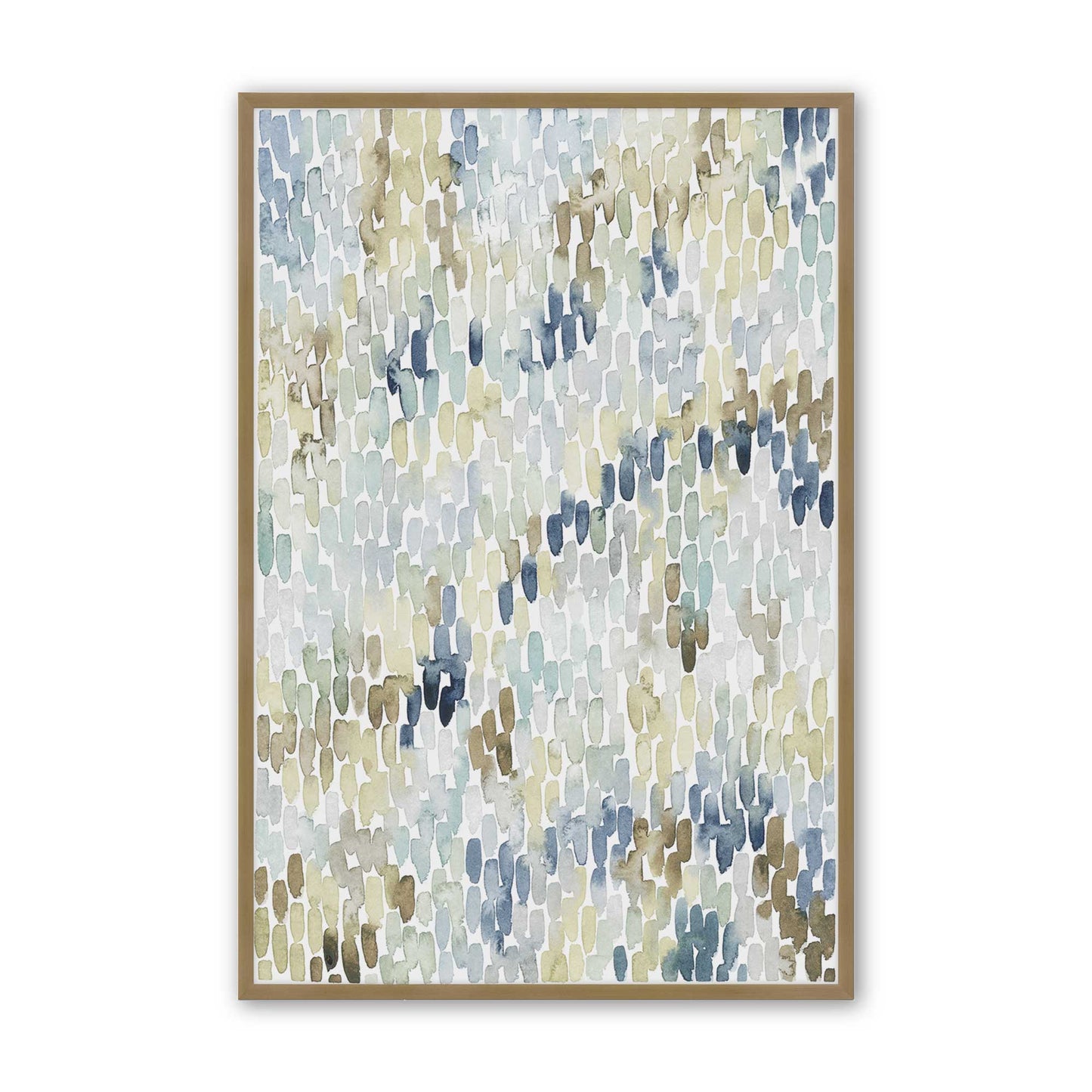 [Color:Brushed Gold], Picture of art in a Brushed Gold frame