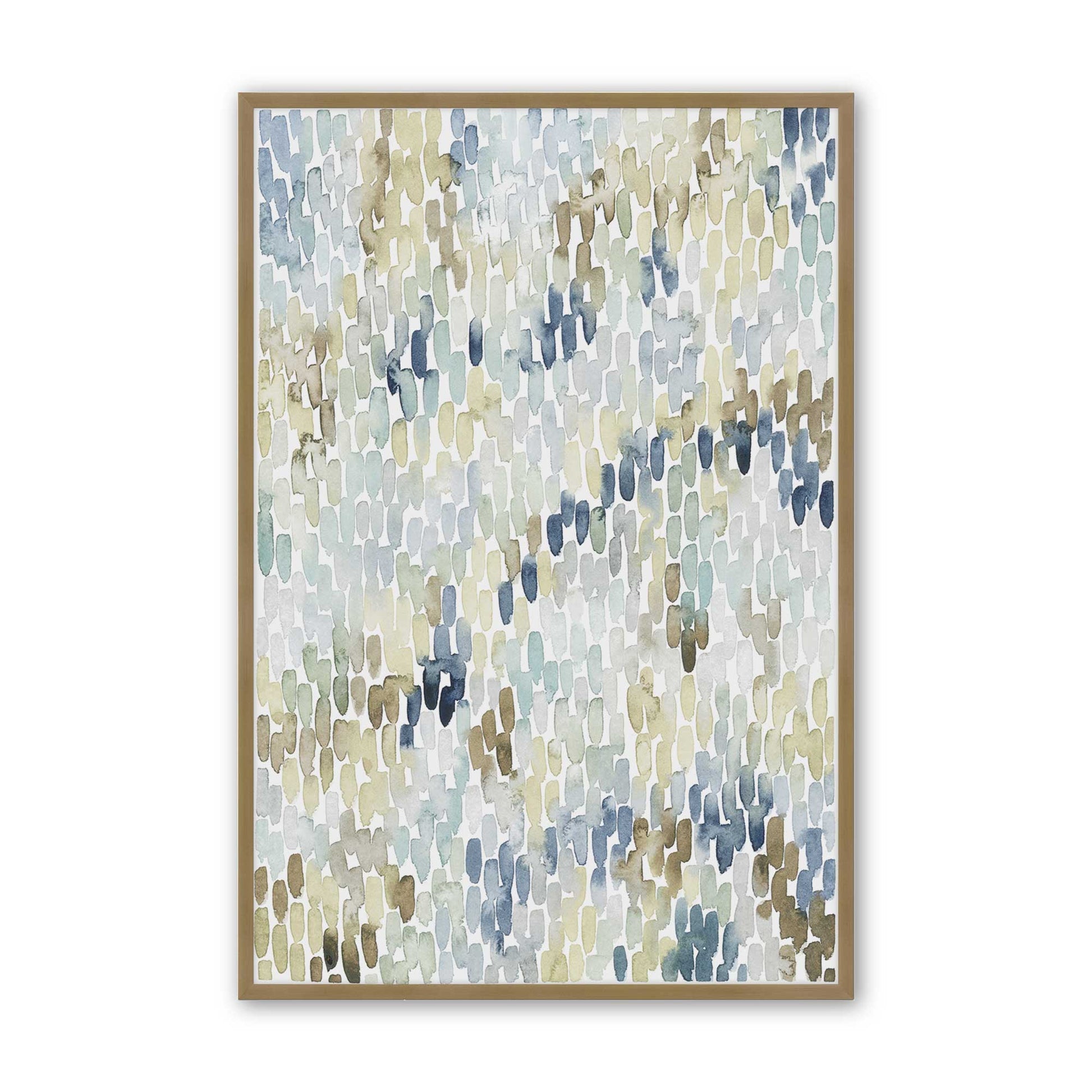 [Color:Brushed Gold], Picture of art in a Brushed Gold frame