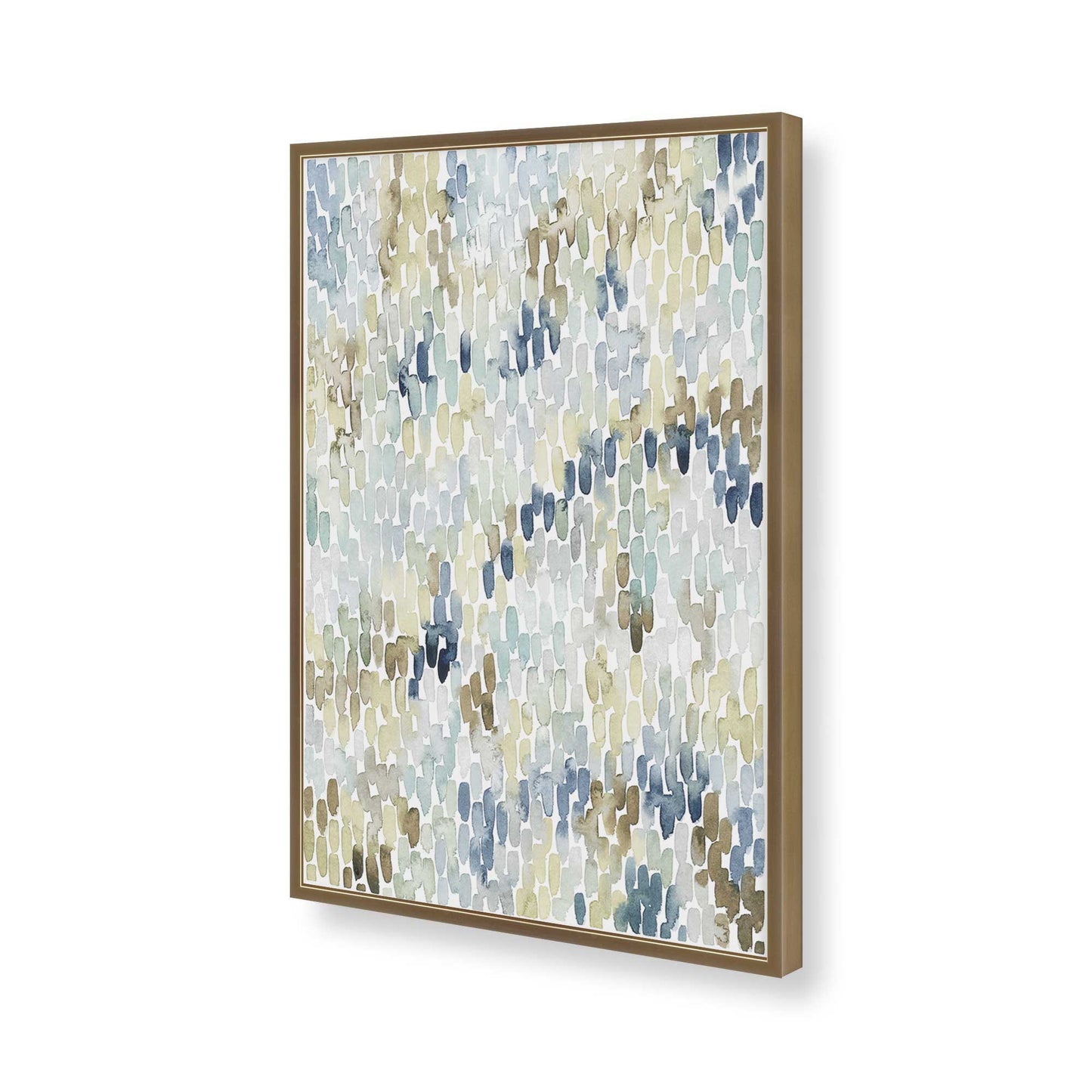 [Color:Brushed Gold], Picture of art in a Brushed Gold frame of the corner