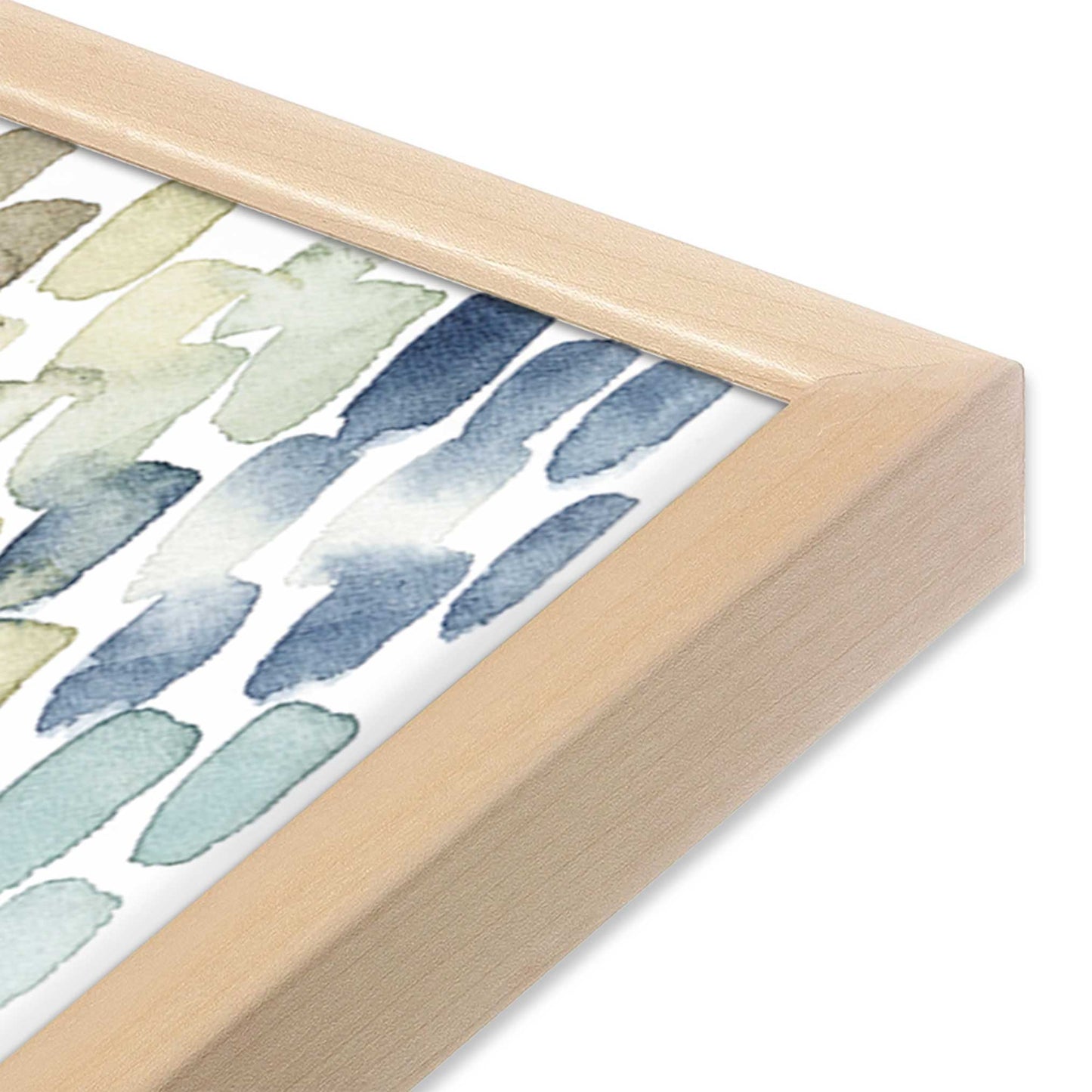 [Color:Raw Maple], Picture of art in a Raw Maple frame at an angle