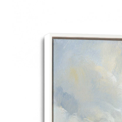 [Color:Opaque White], Picture of art in a White frame at an angle