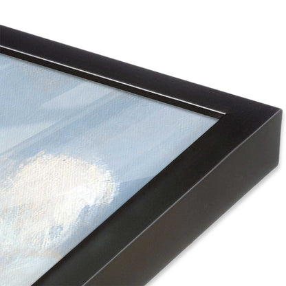 [Color:Weathered Zinc], Picture of art in a Weathered Zinc frame of the corner