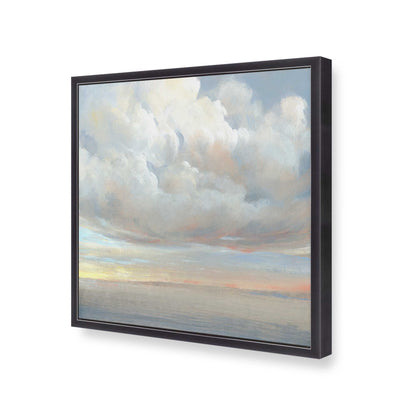 [Color:Weathered Zinc], Picture of art in a Weathered Zinc frame at an angle