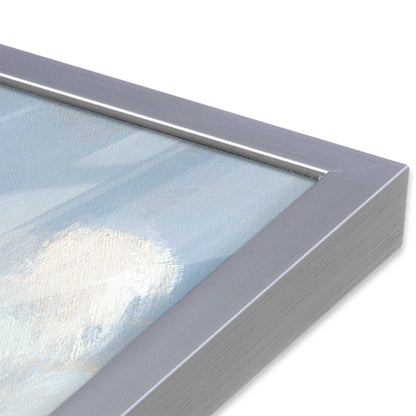 [Color:Polished Chrome], Picture of art in a Polished Chrome frame of the corner