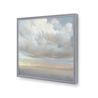 [Color:Polished Chrome], Picture of art in a Polished Chrome frame at an angle