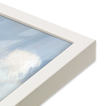[Color:Opaque White], Picture of art in a Opaque White frame of the corner