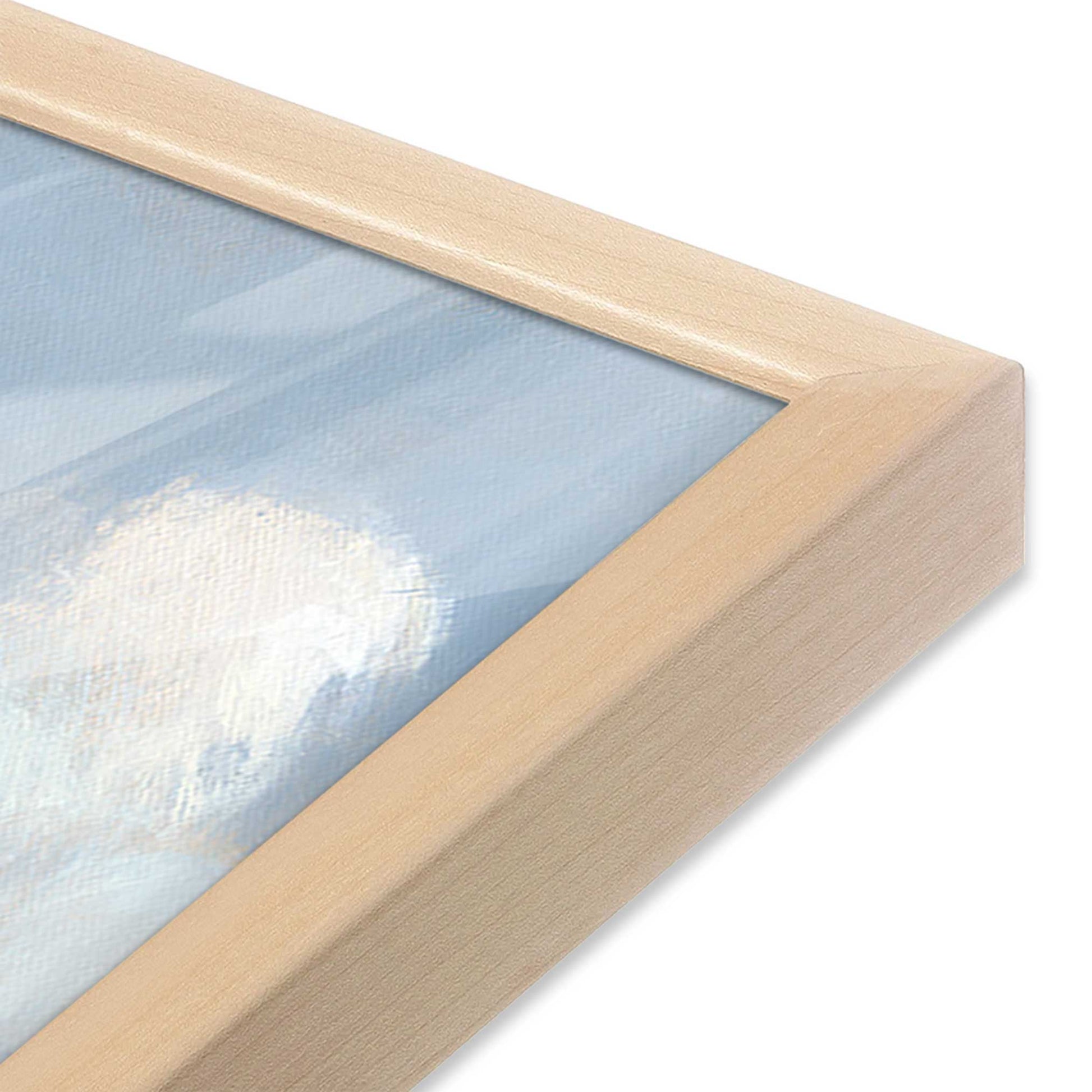 [Color:Raw Maple], Picture of art in a Raw Maple frame of the corner