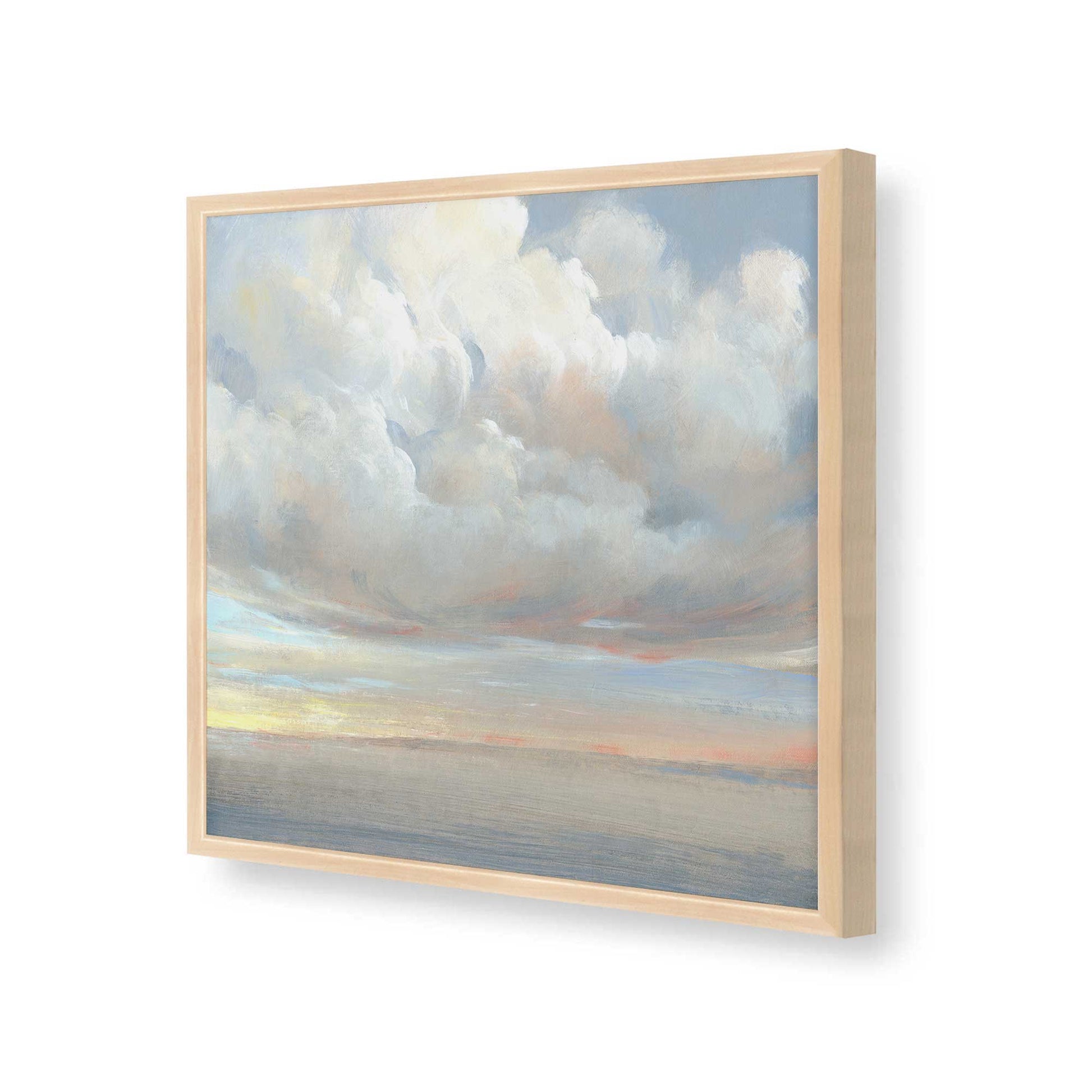 [Color:Raw Maple], Picture of art in a Raw Maple frame at an angle