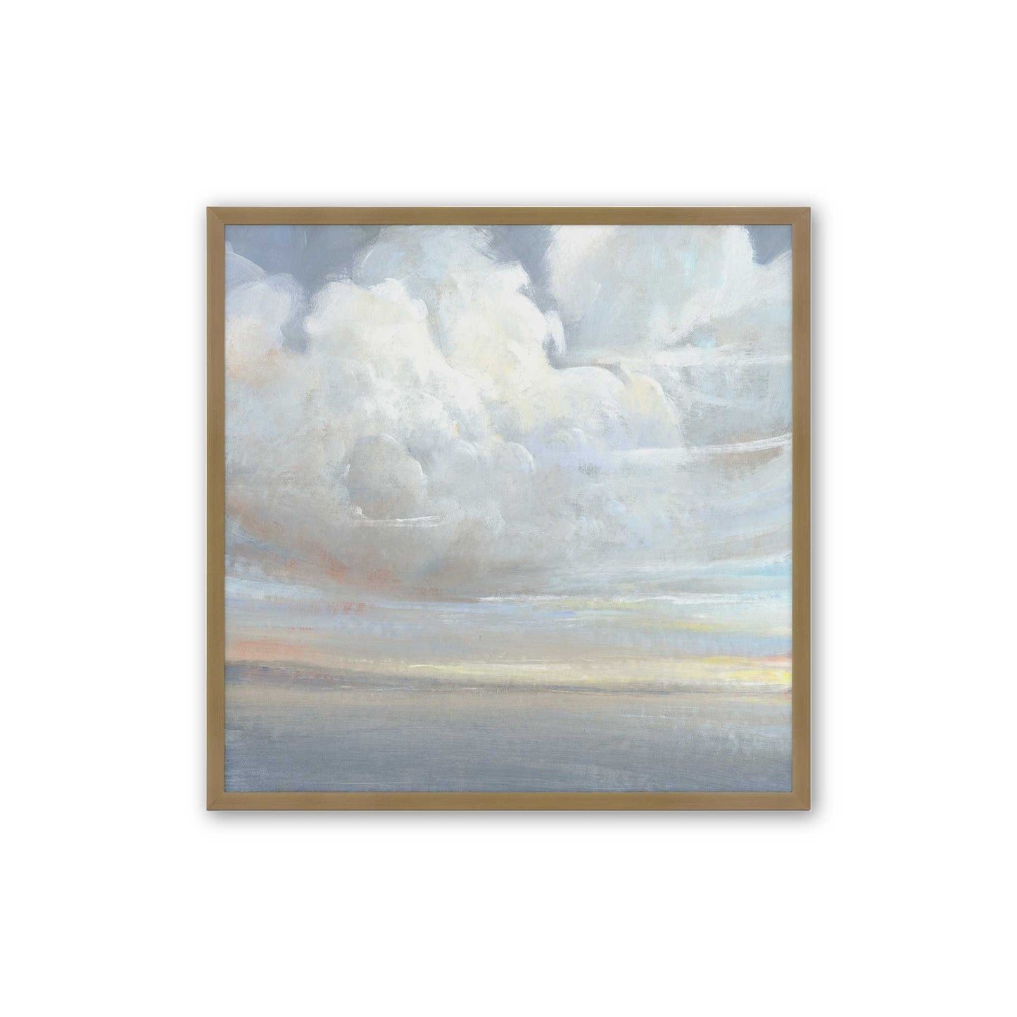 [Color:Brushed Gold], Picture of art in a Brushed Gold frame