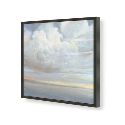 [Color:Satin Black], Picture of art in a Satin Black frame at an angle