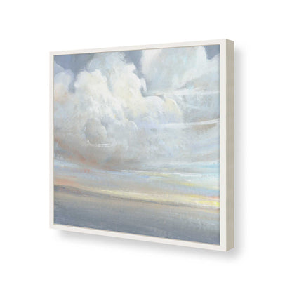 [Color:Opaque White], Picture of art in a Opaque White frame at an angle
