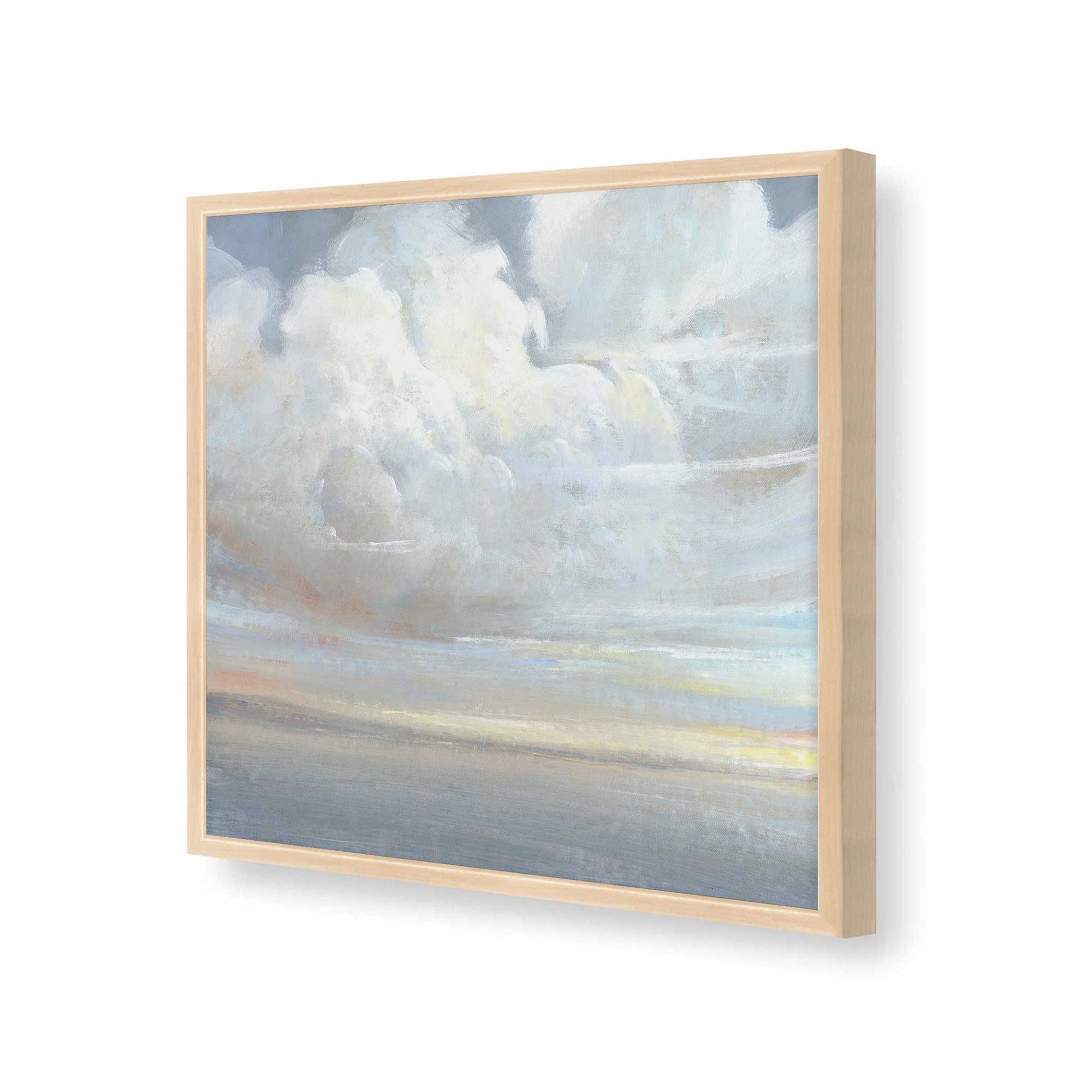 [Color:Raw Maple], Picture of art in a Raw Maple frame at an angle
