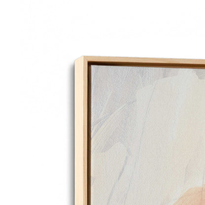[Color:American Maple], Picture of art in a American Maple frame at an angle