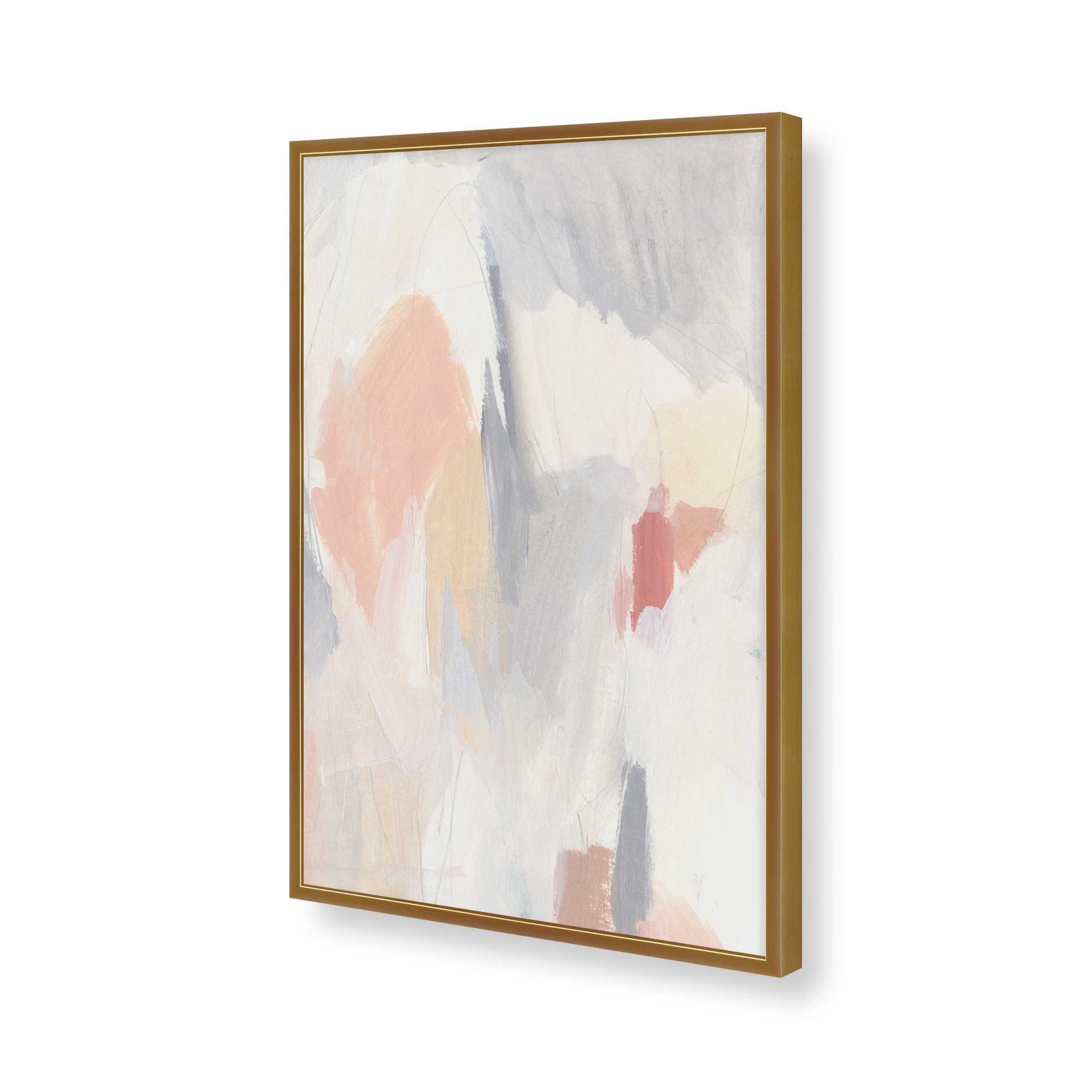 [Color:Polished Gold], Picture of art in a Polished Gold frame of the corner