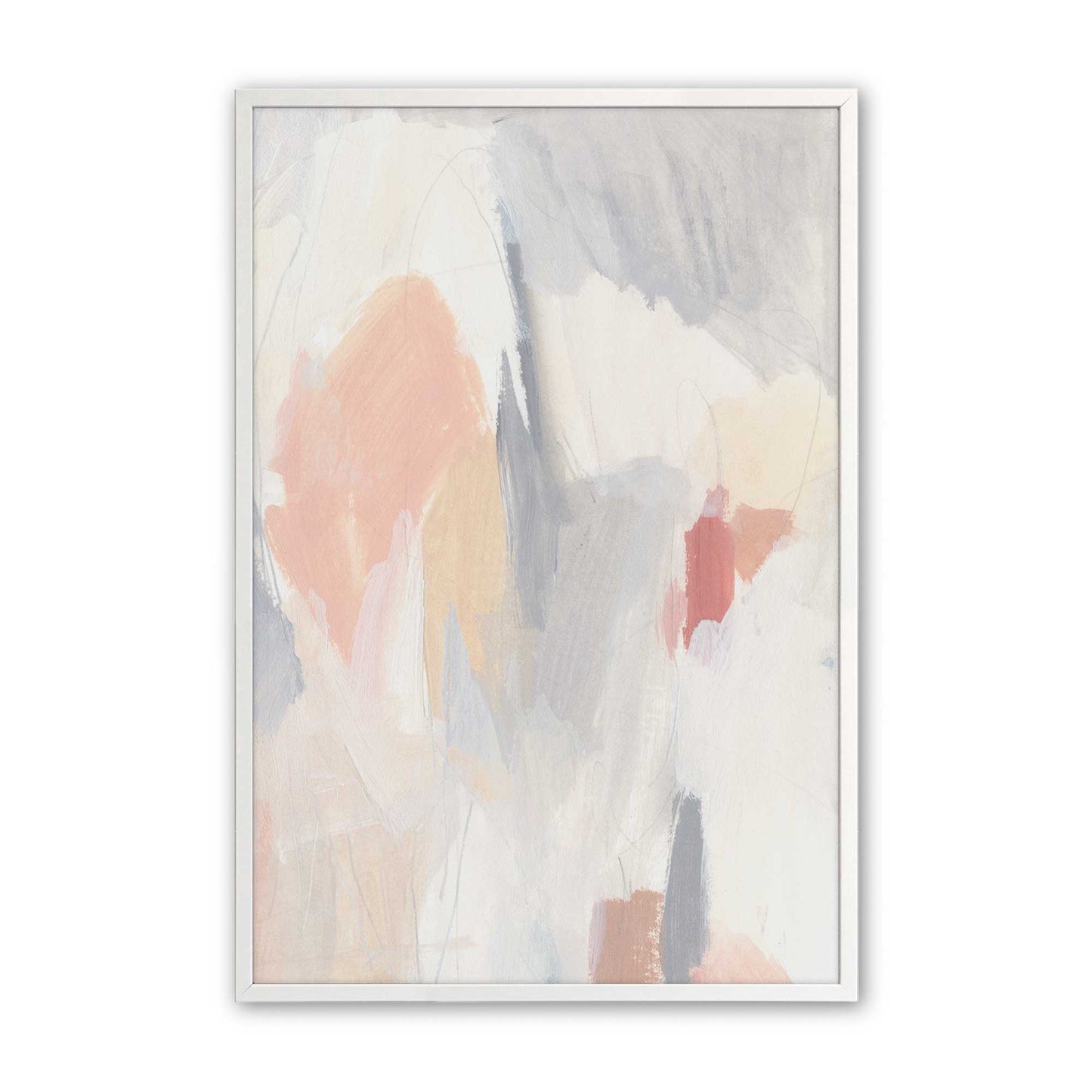 [Color:Opaque White], Picture of art in a Opaque White frame