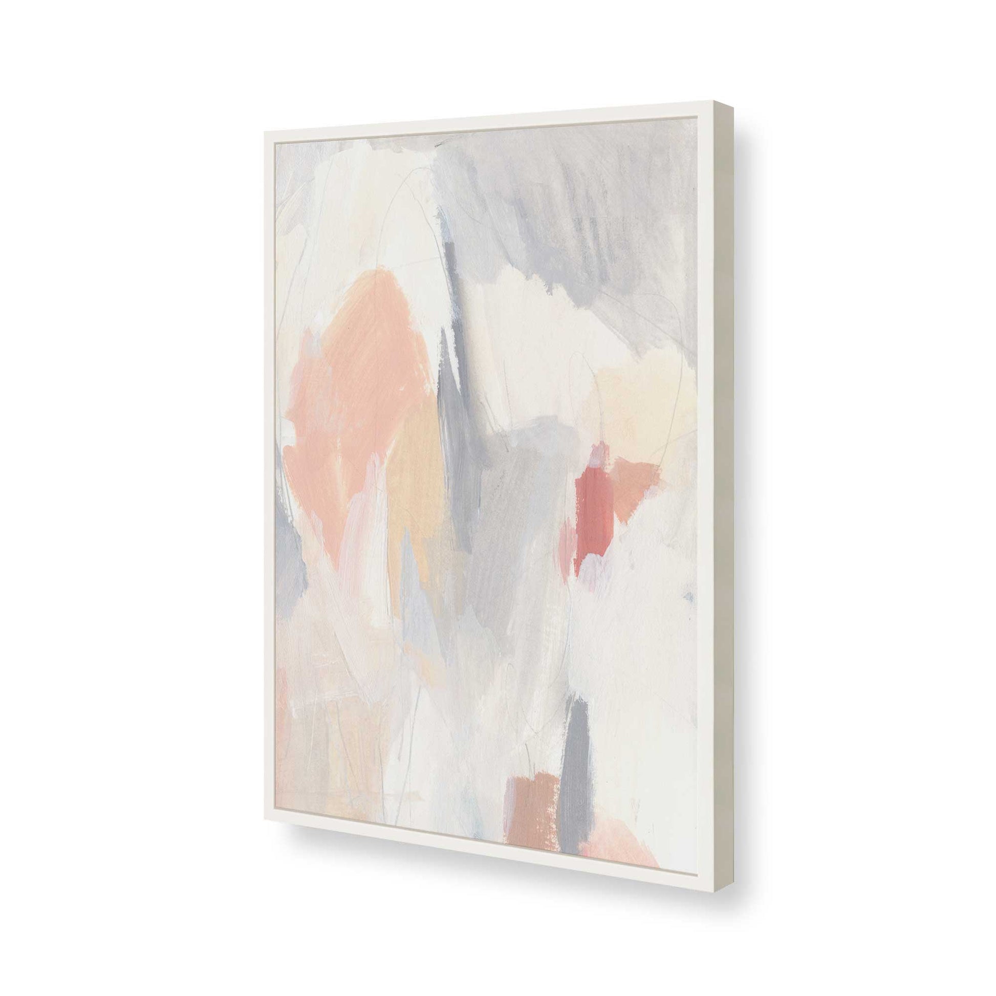 [Color:Opaque White], Picture of art in a Opaque White frame of the corner