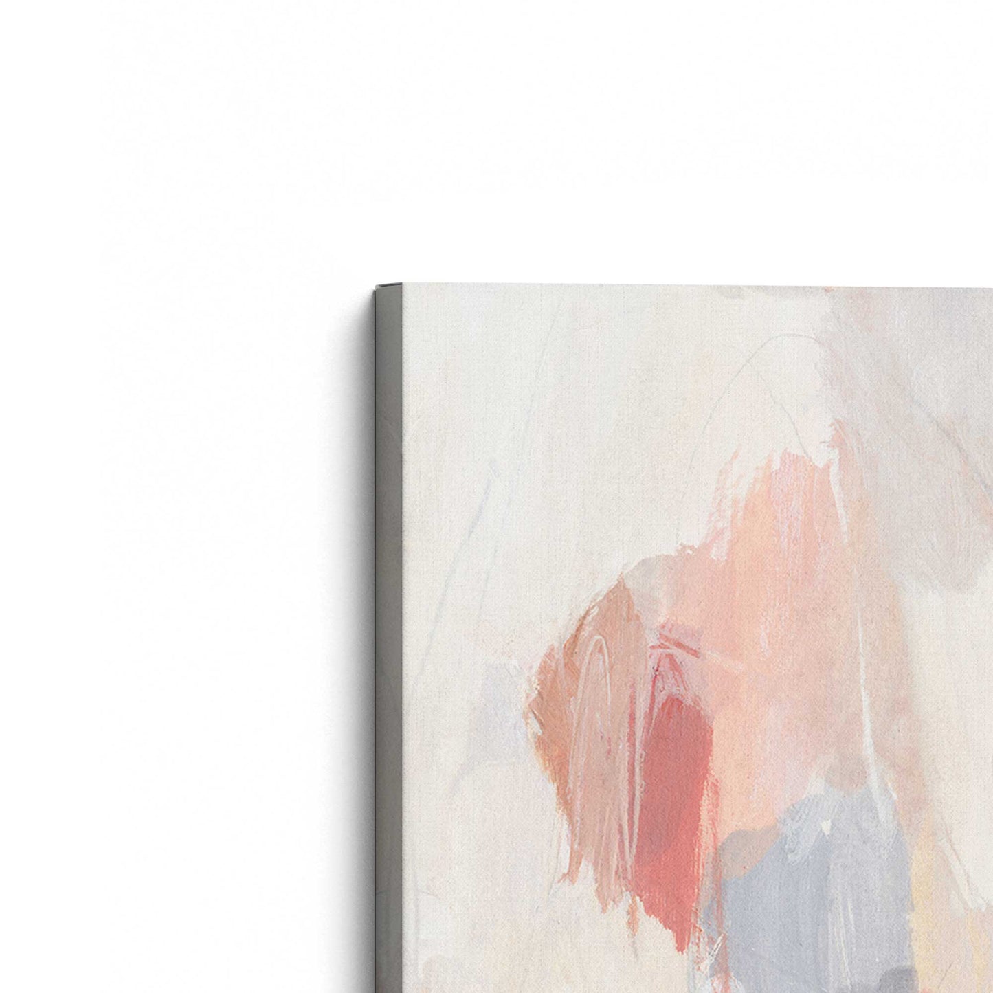 [Color:Stretched Canvas], Picture of the corner of the art