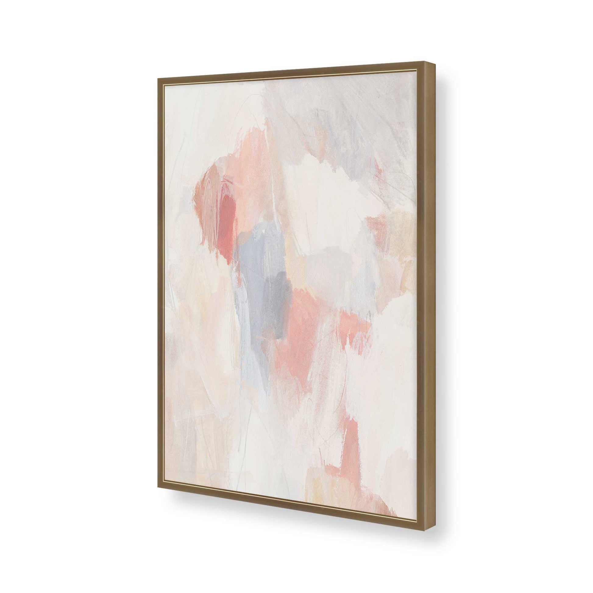 [Color:Brushed Gold], Picture of art in a Brushed Gold frame of the corner