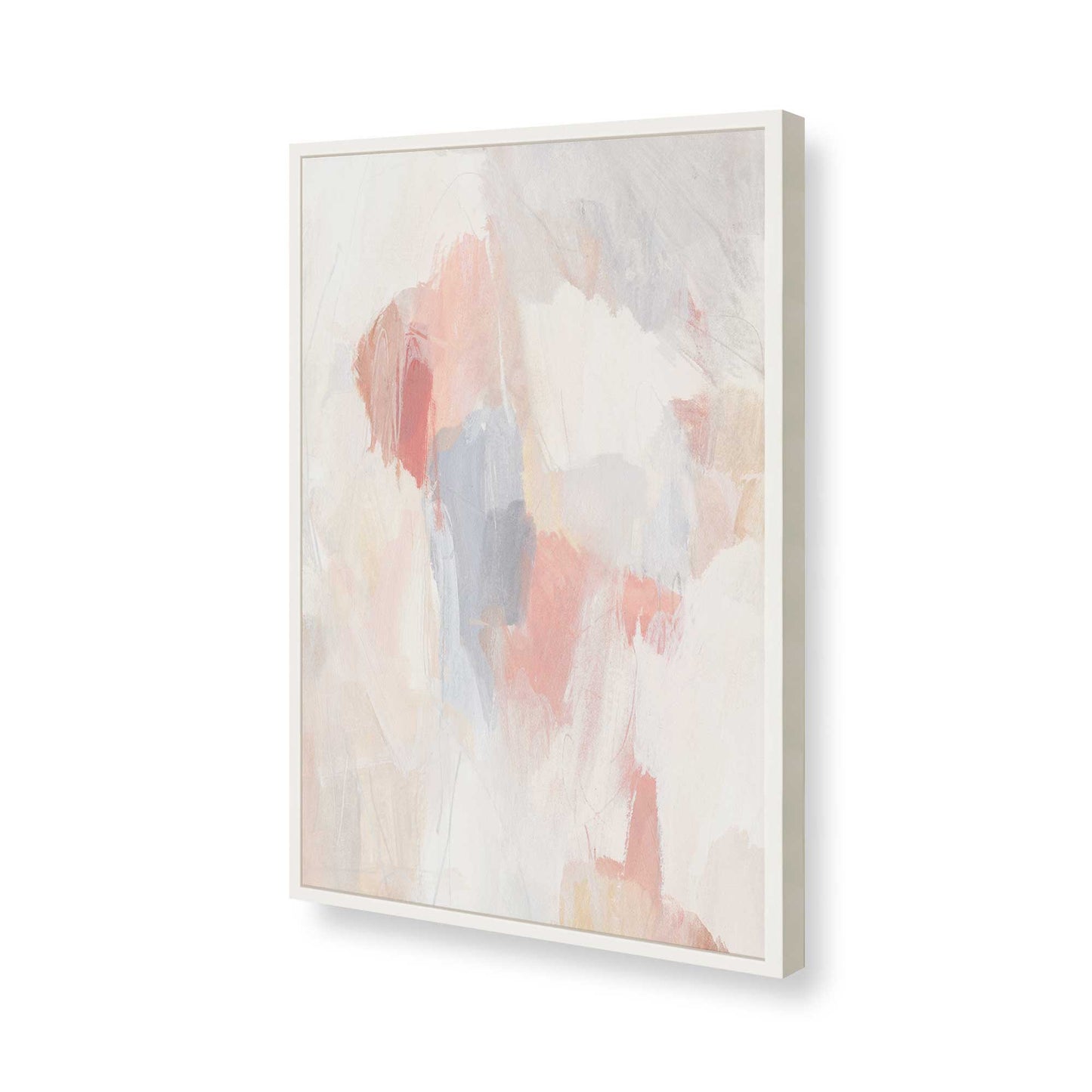 [Color:Opaque White], Picture of art in a Opaque White frame of the corner