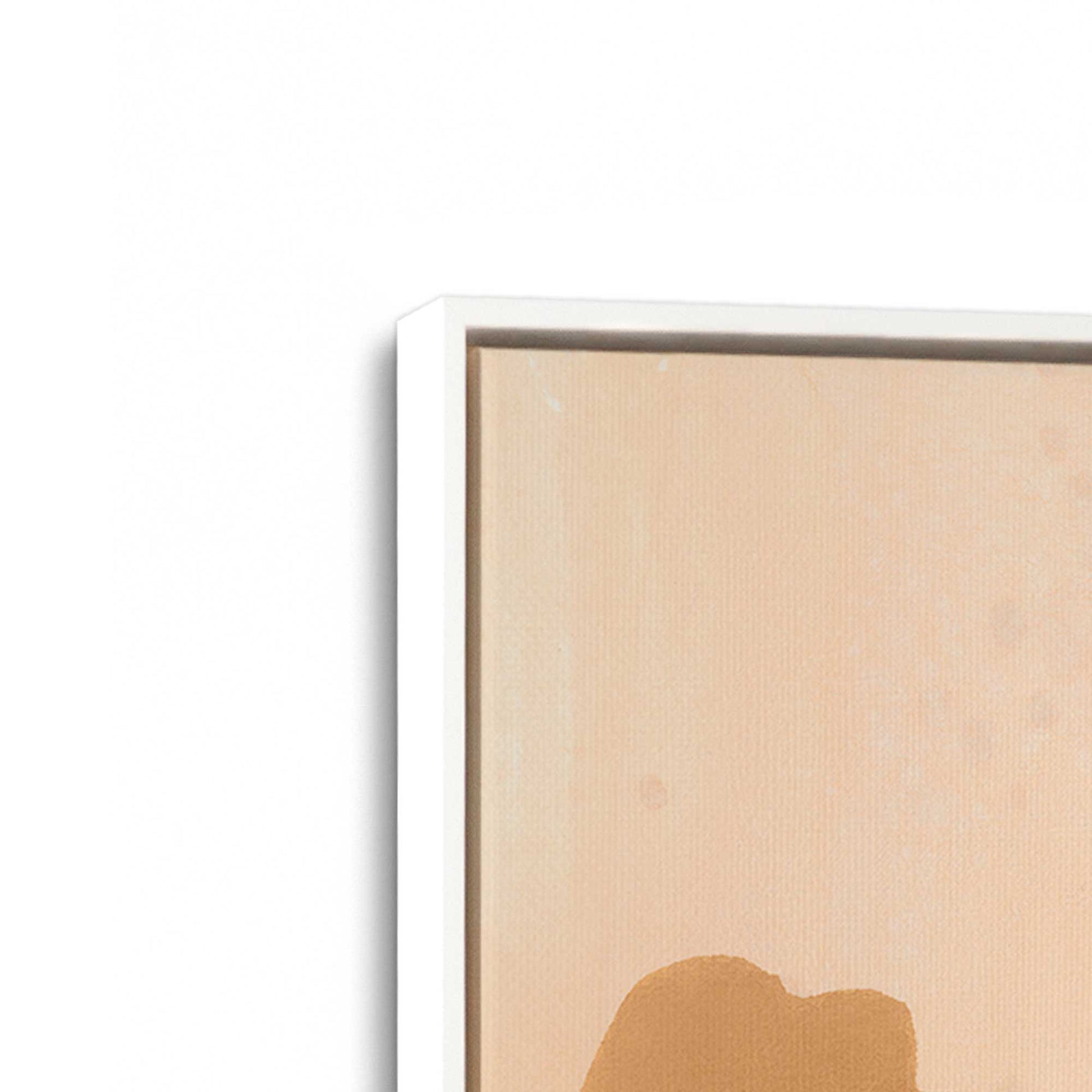 [Color:Opaque White], Picture of art in a White frame at an angle