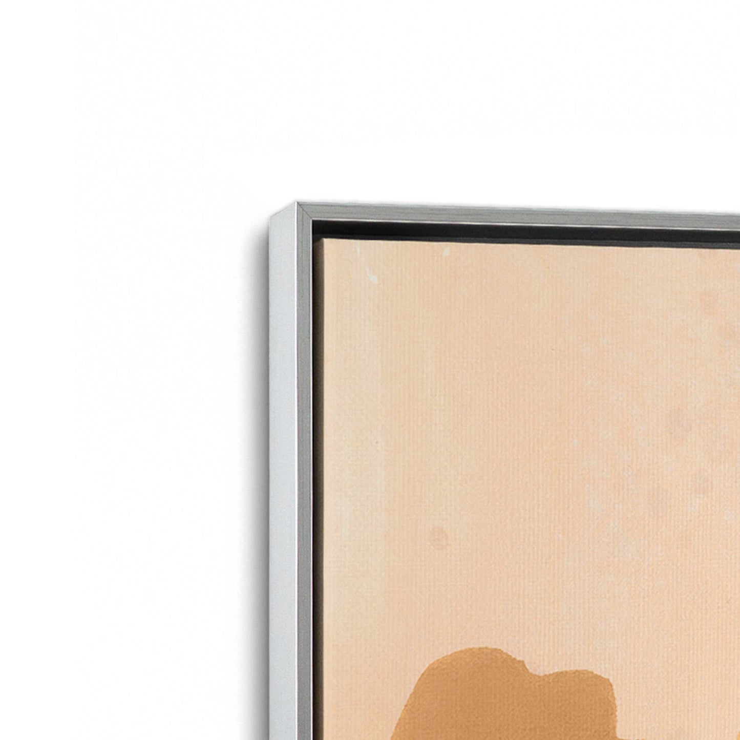[Color:Polished Chrome], Picture of art in a Polished Chrome frame at an angle