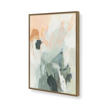 [Color:Brushed Gold], Picture of art in a Brushed Gold frame of the corner