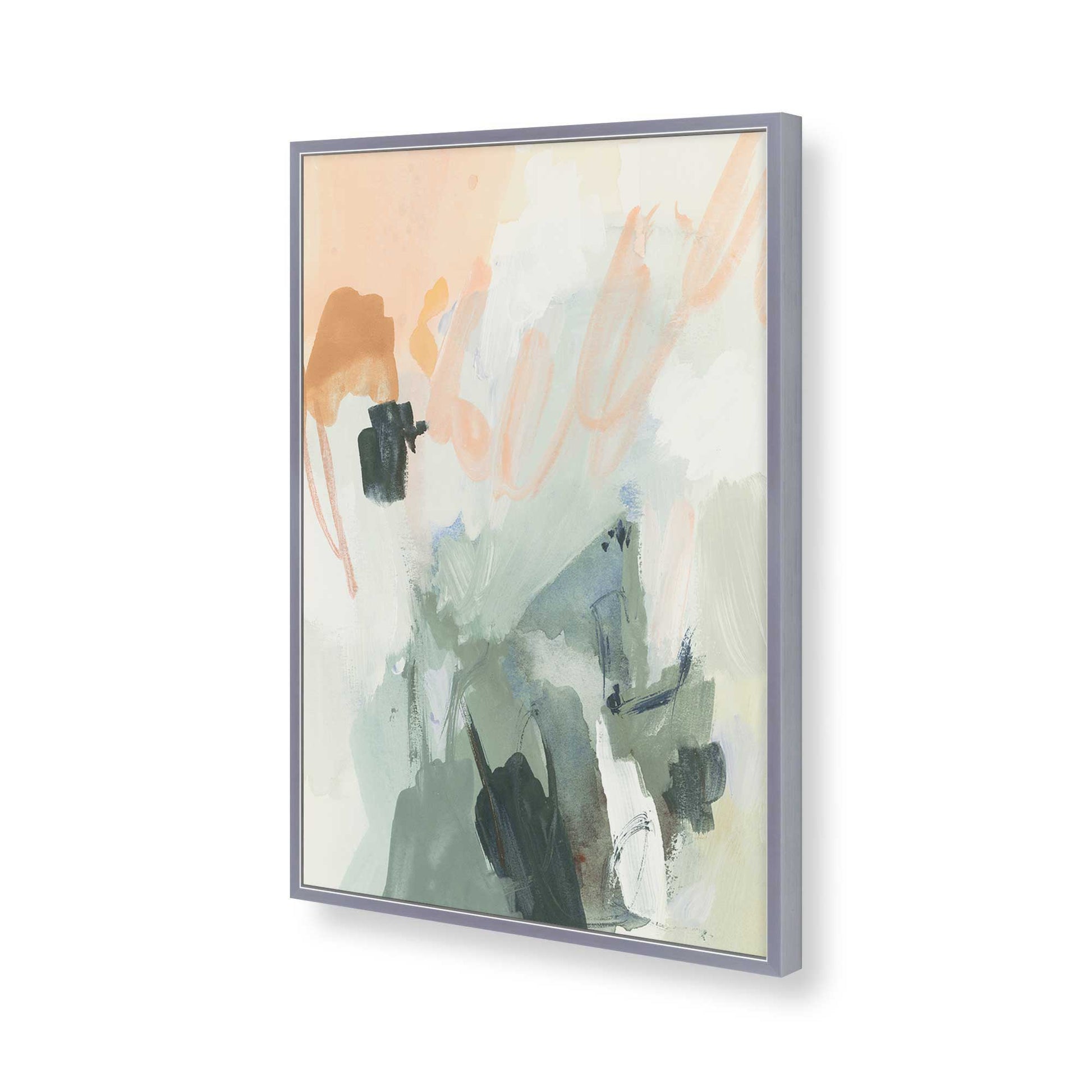 [Color:Polished Chrome], Picture of art in a Polished Chrome frame of the corner