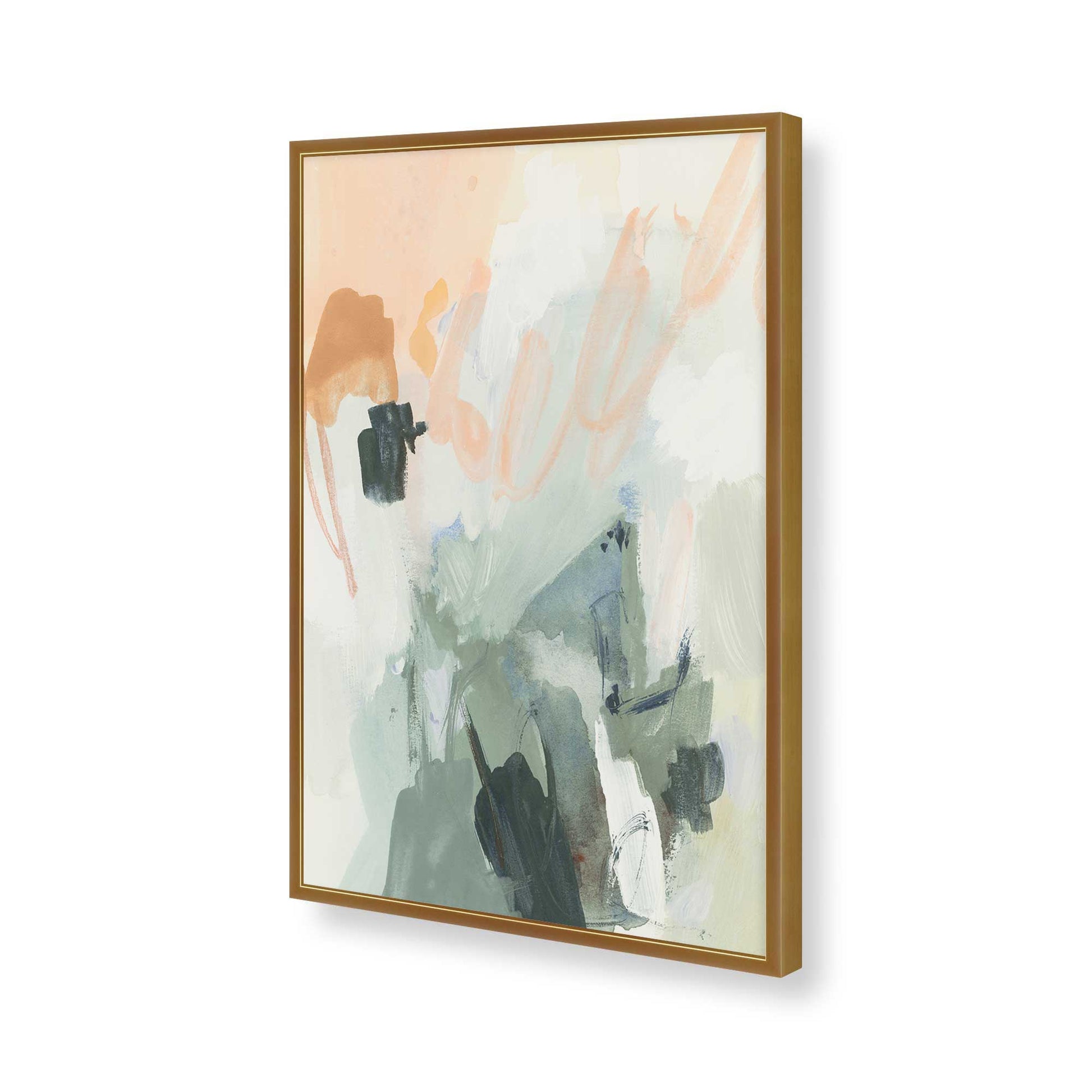 [Color:Polished Gold], Picture of art in a Polished Gold frame of the corner