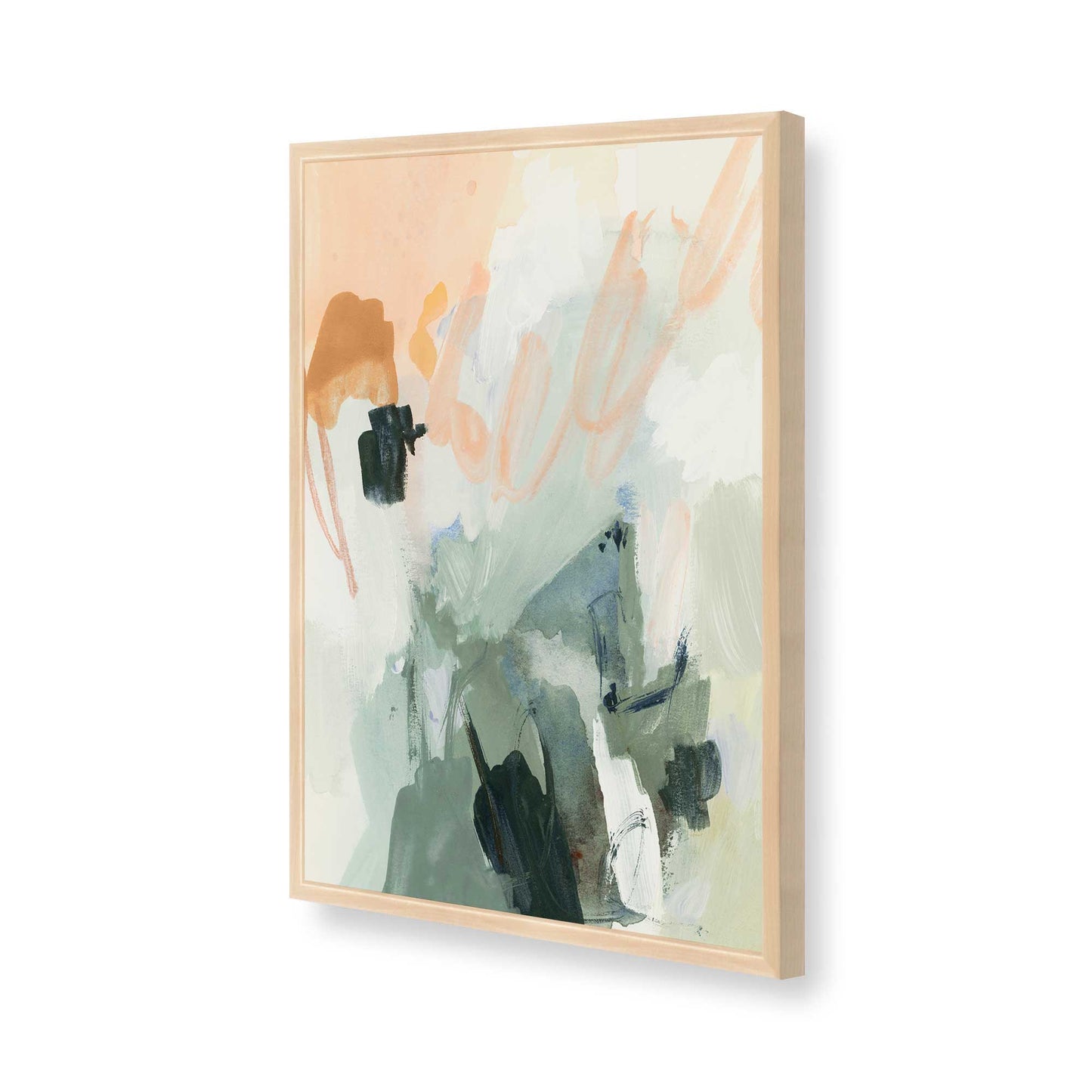 [Color:Raw Maple], Picture of art in a Raw Maple frame of the corner