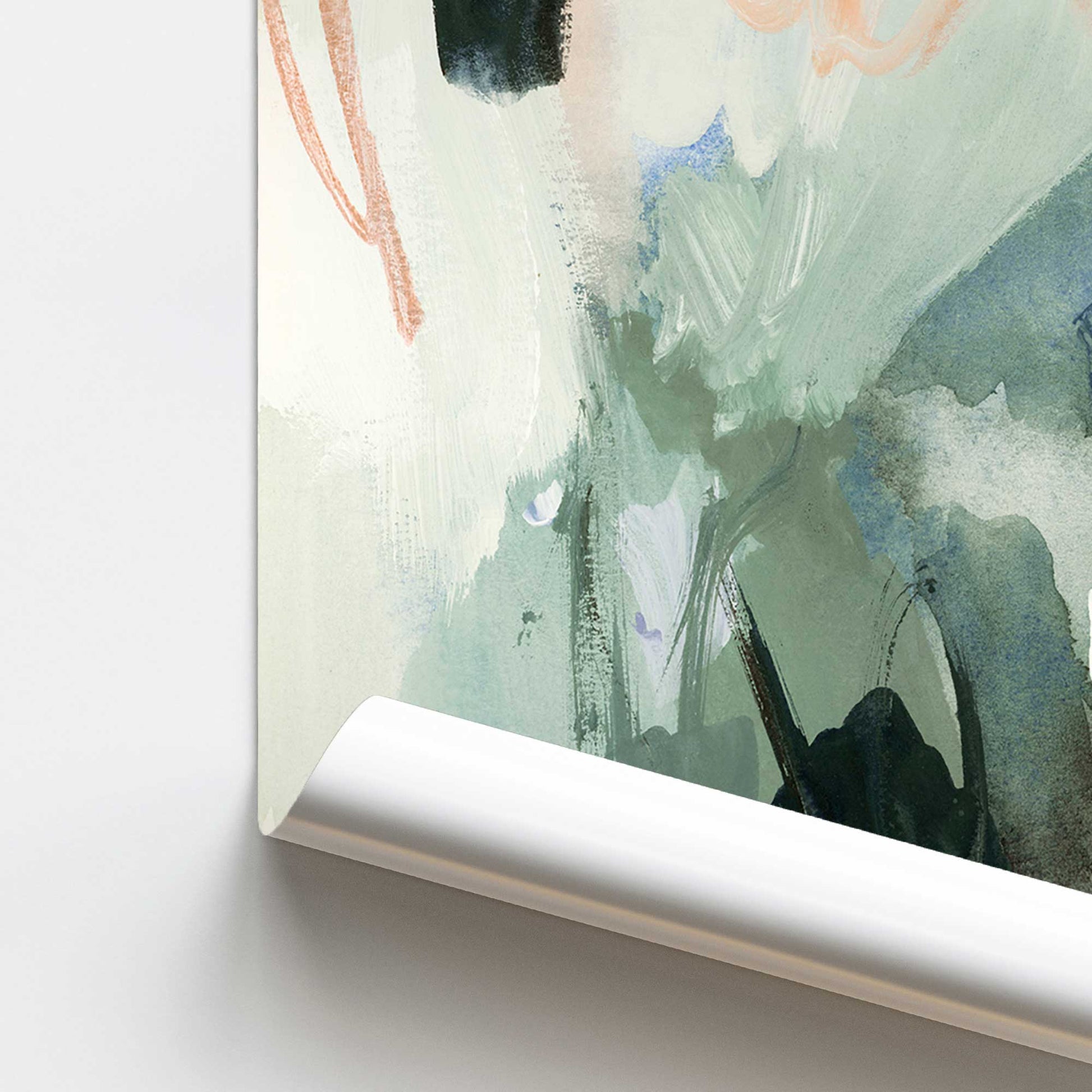 [color:Rolled Print], Picture of close up of art