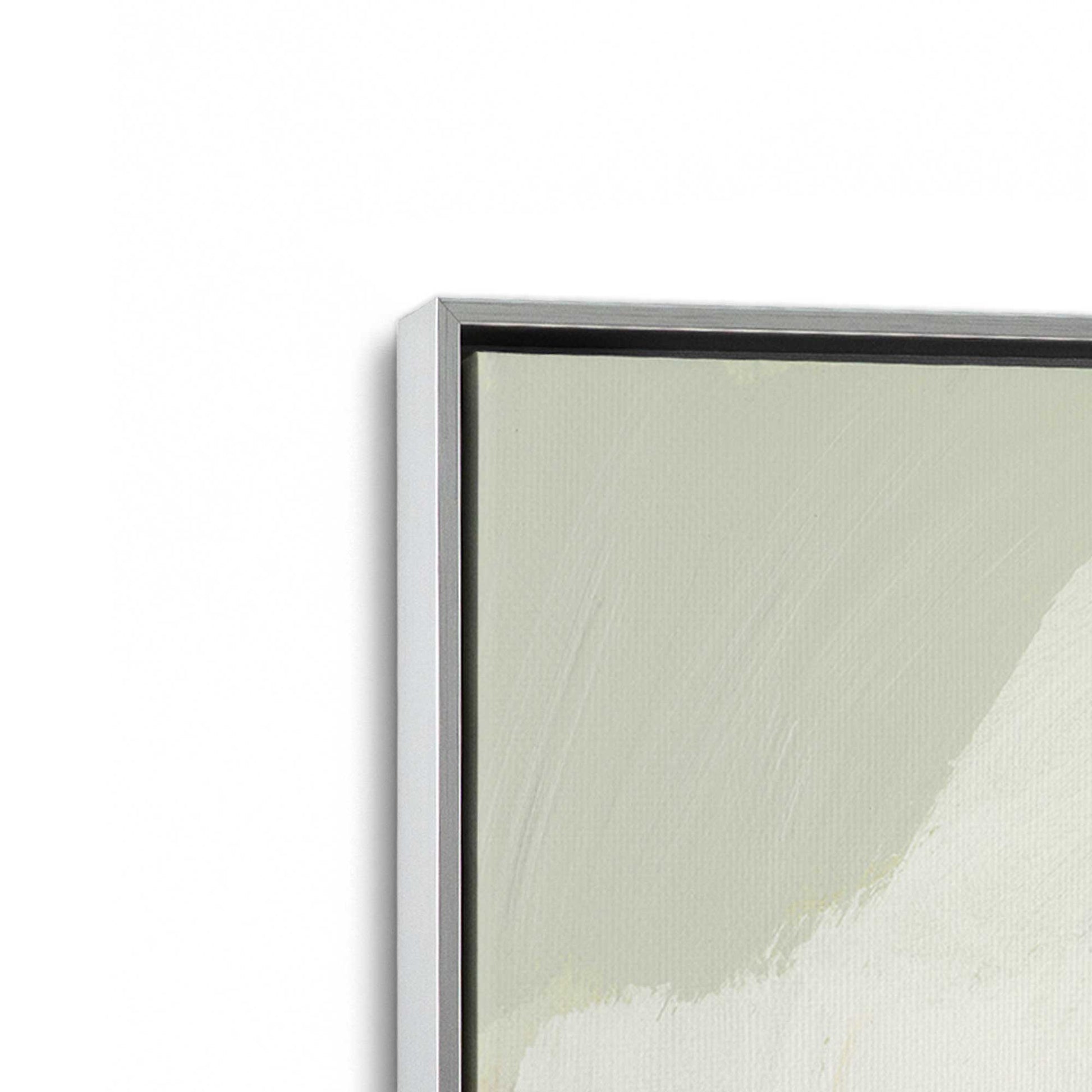 [Color:Polished Chrome], Picture of art in a Polished Chrome frame at an angle