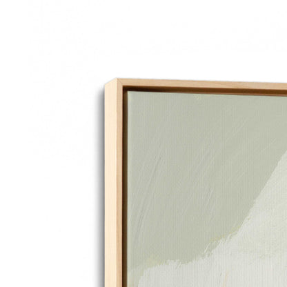 [Color:American Maple], Picture of art in a American Maple frame at an angle