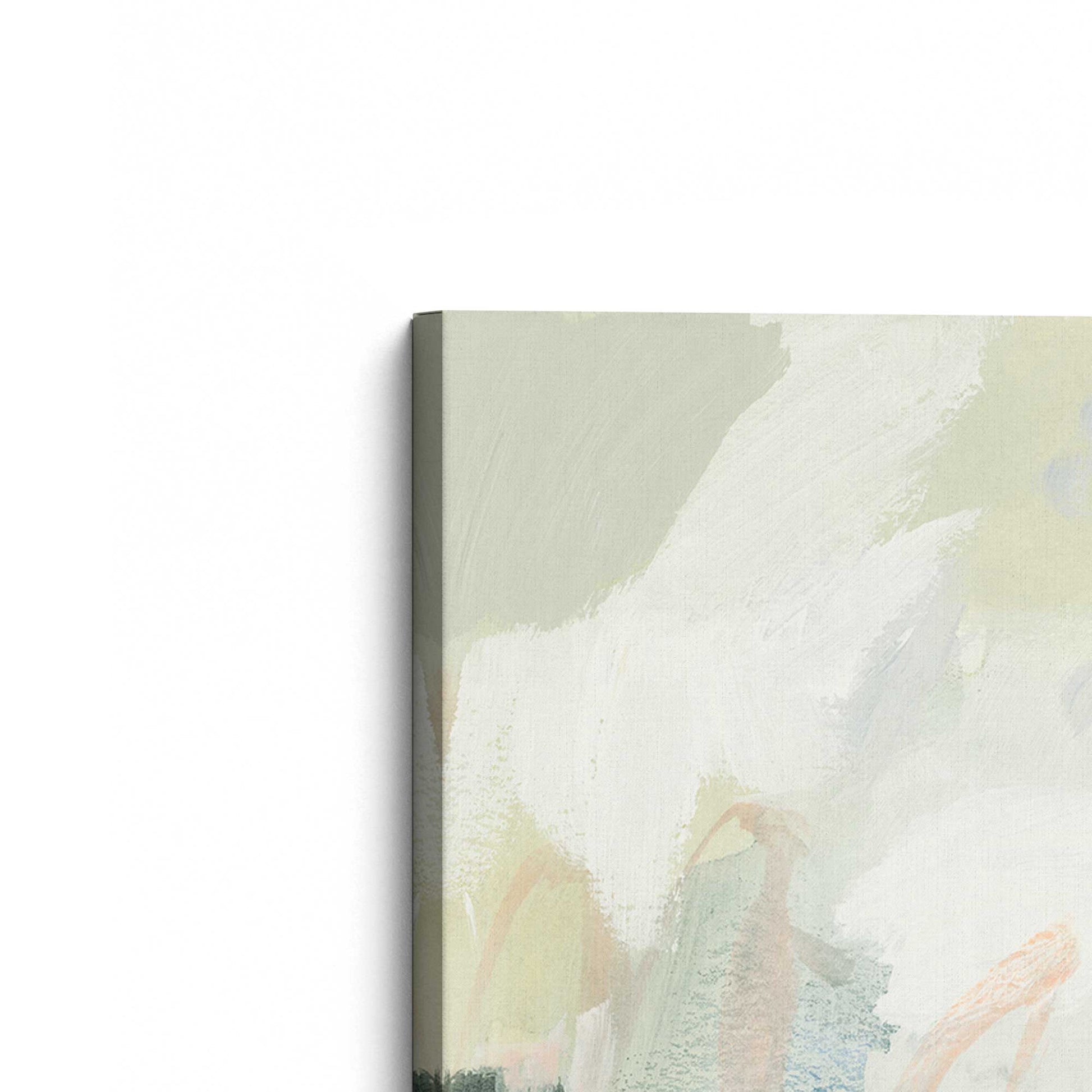 [Color:Stretched Canvas], Picture of the corner of the art