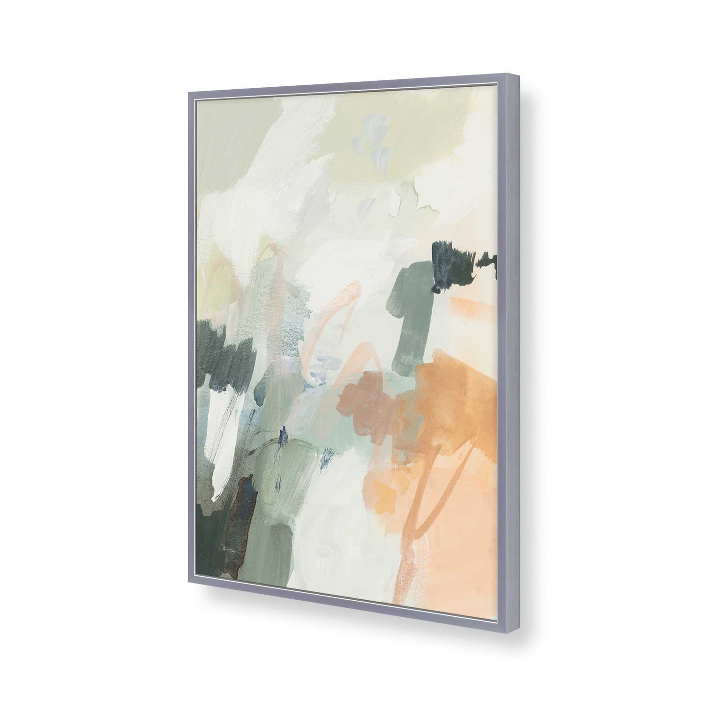 [Color:Polished Chrome], Picture of art in a Polished Chrome frame of the corner