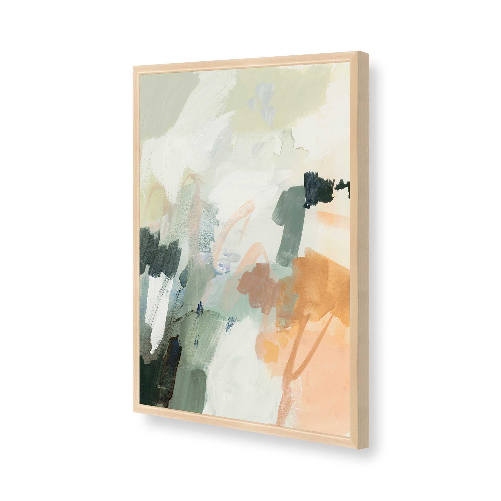 [Color:Raw Maple], Picture of art in a Raw Maple frame of the corner