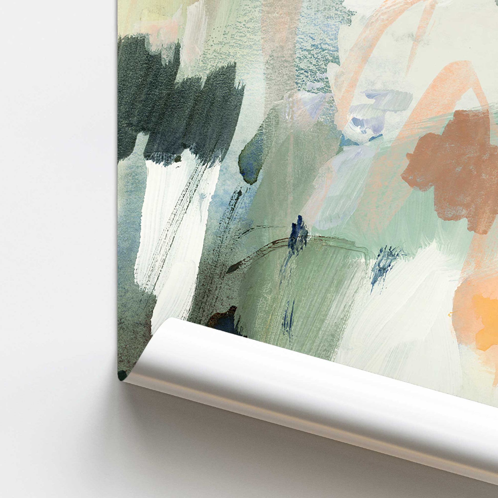 [color:Rolled Print], Picture of close up of art