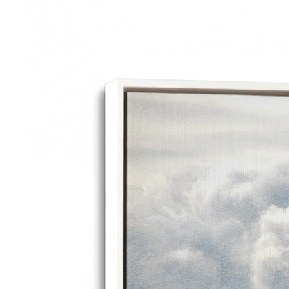 [Color:Opaque White], Picture of art in a White frame at an angle