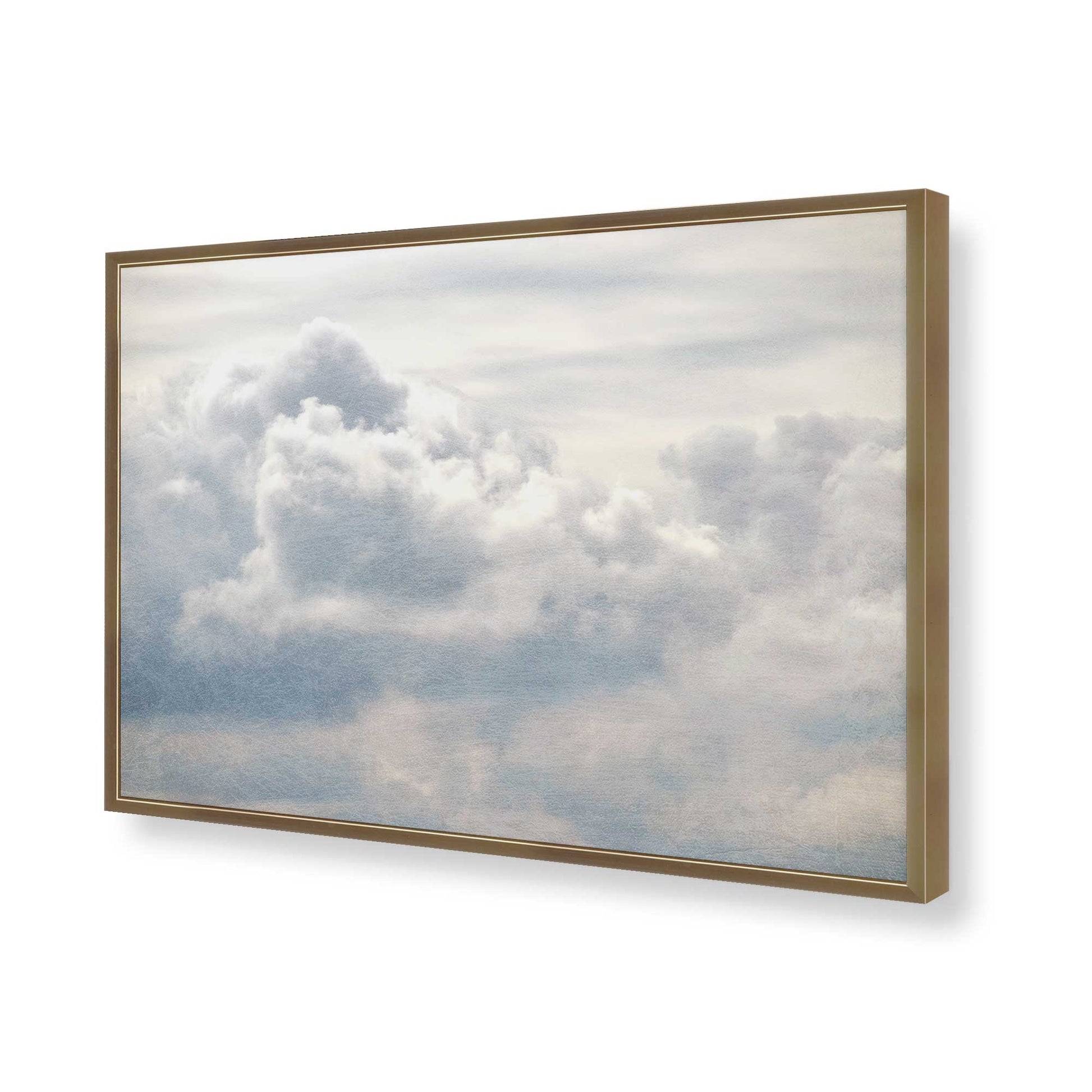[Color:Brushed Gold], Picture of art in a Brushed Gold frame of the corner