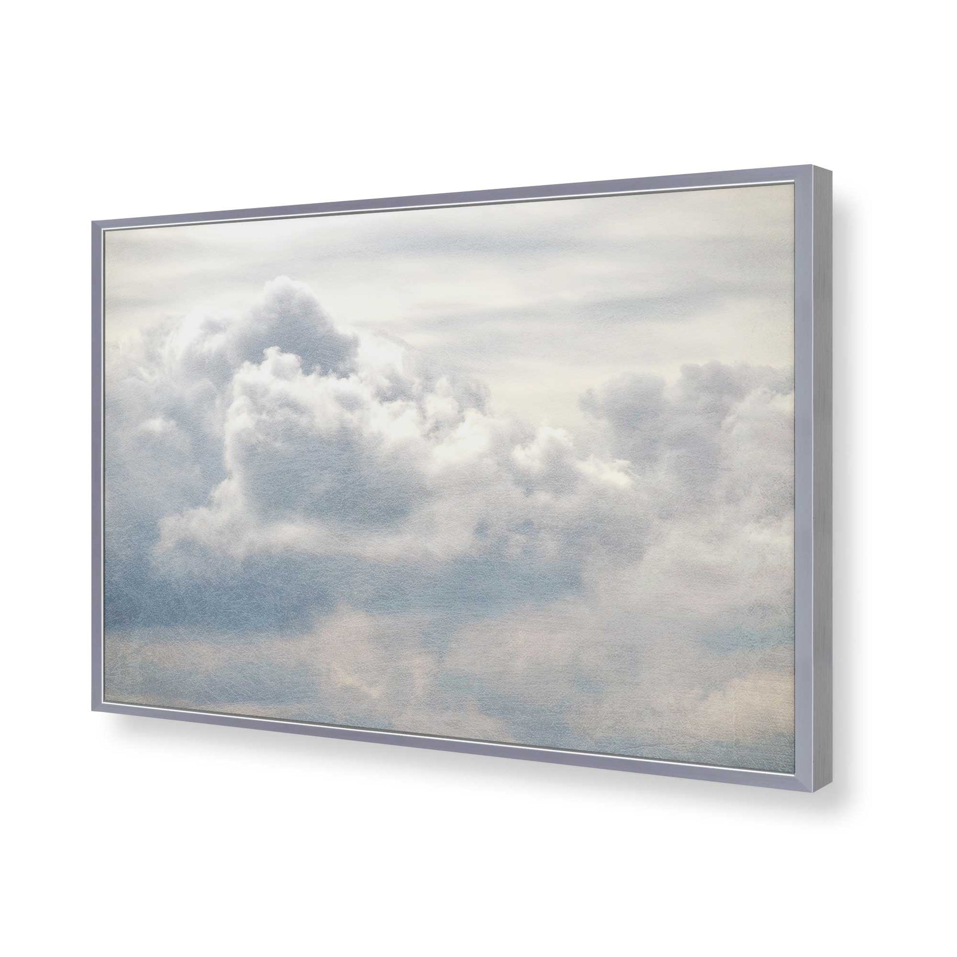 [Color:Polished Chrome], Picture of art in a Polished Chrome frame of the corner